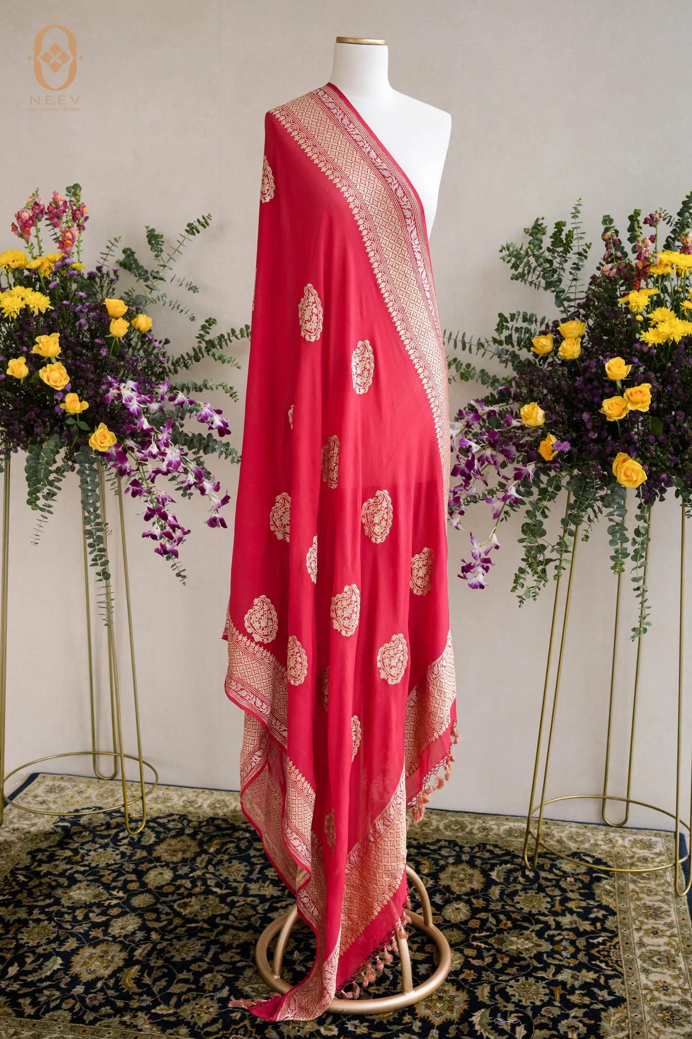 Neev Bestseller- Georgette Boota Dupatta
