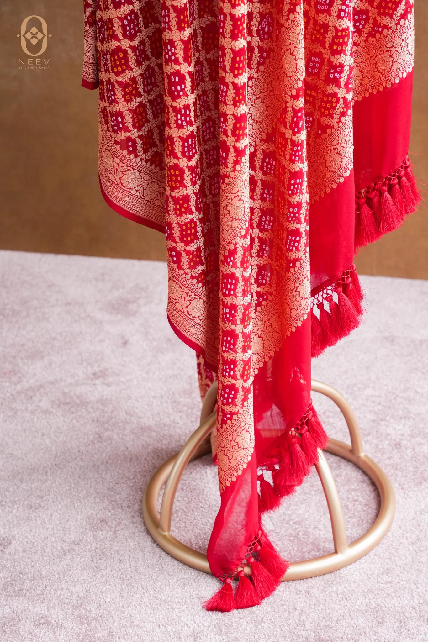 Georgette Bandhani Dupatta