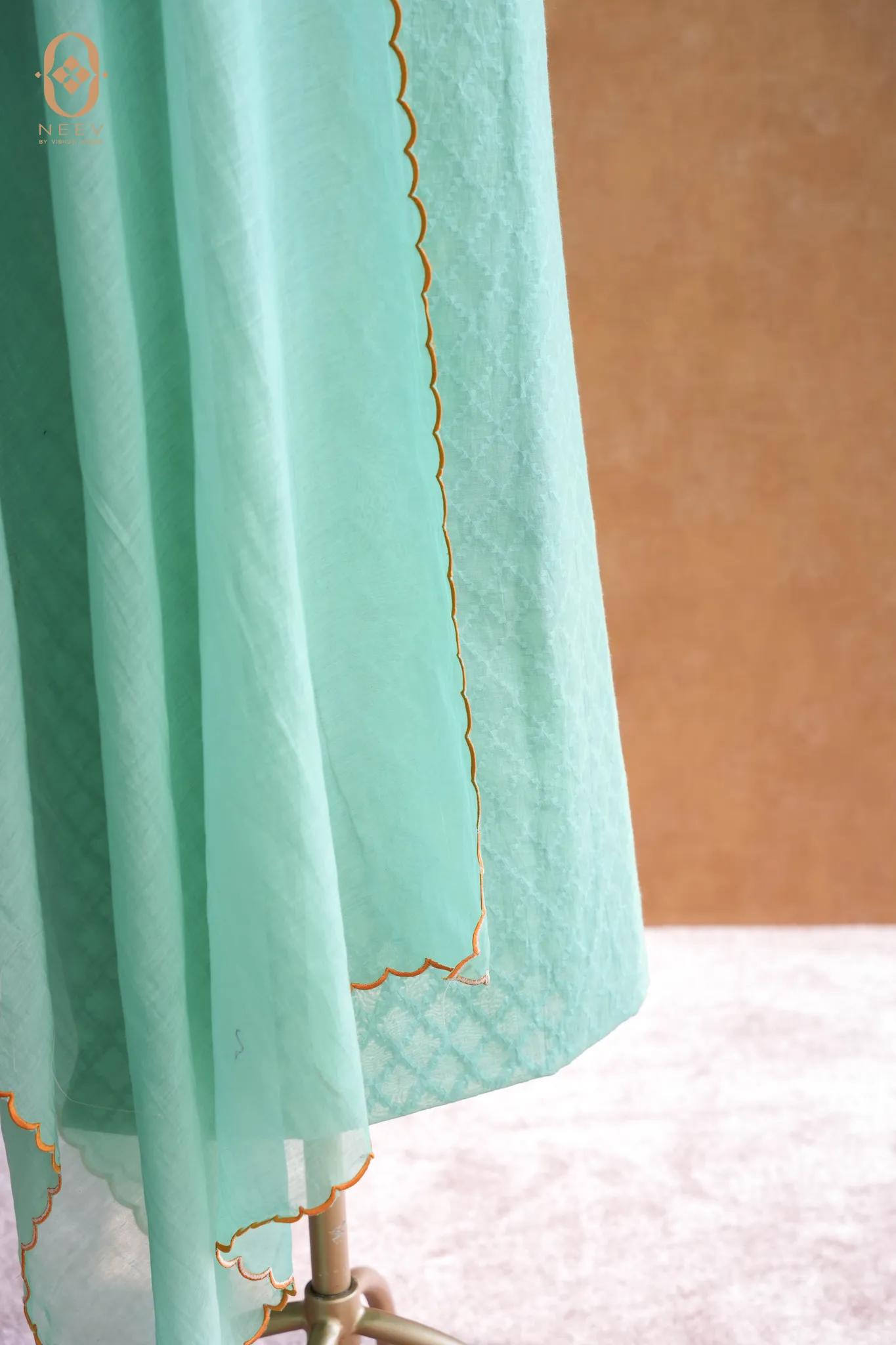 Chanderi Jacquard Suit Set