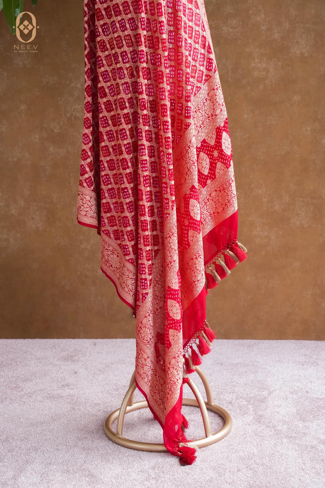 Georgette Bandhani Dupatta