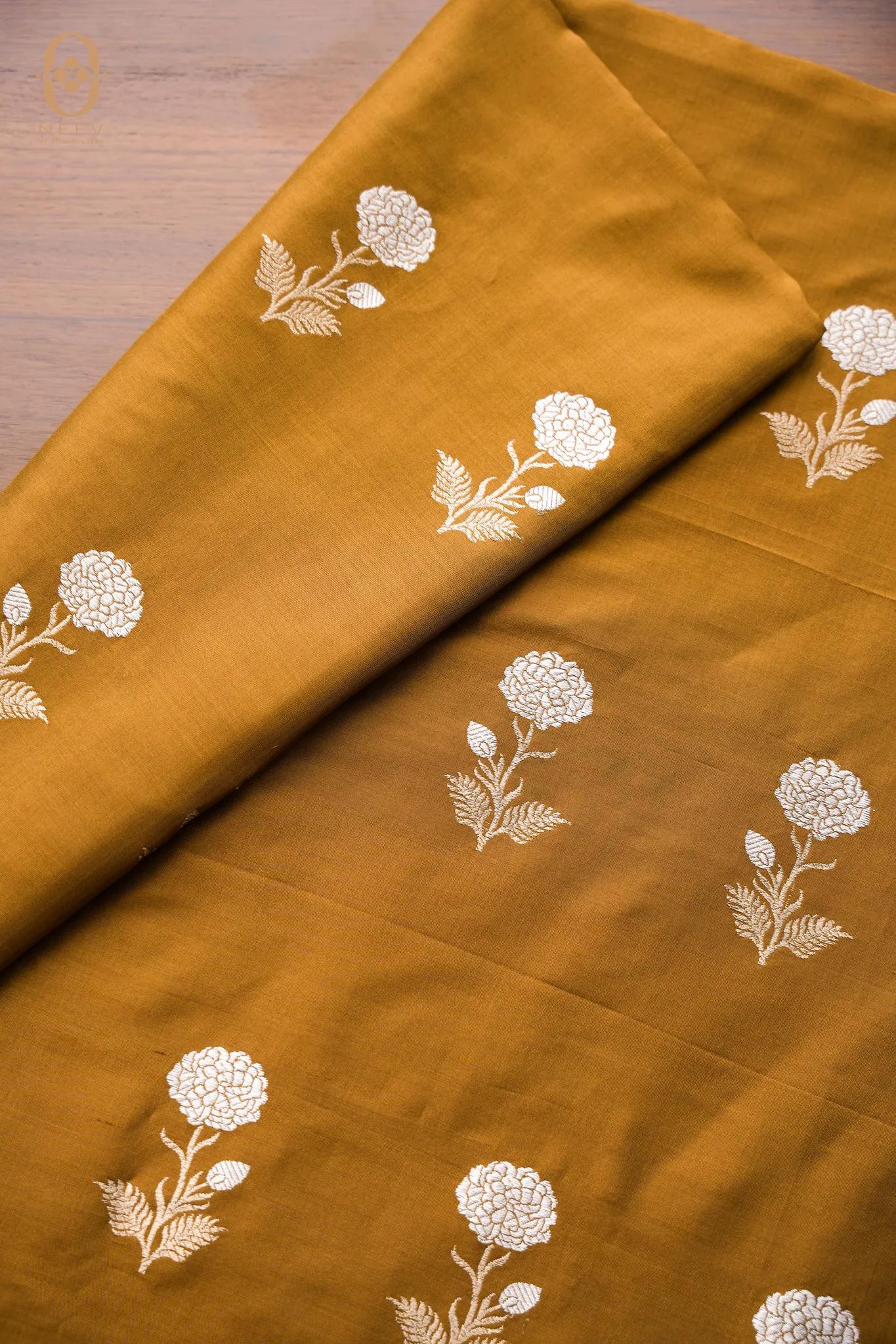 Florence Katan Silk Boota Fabric