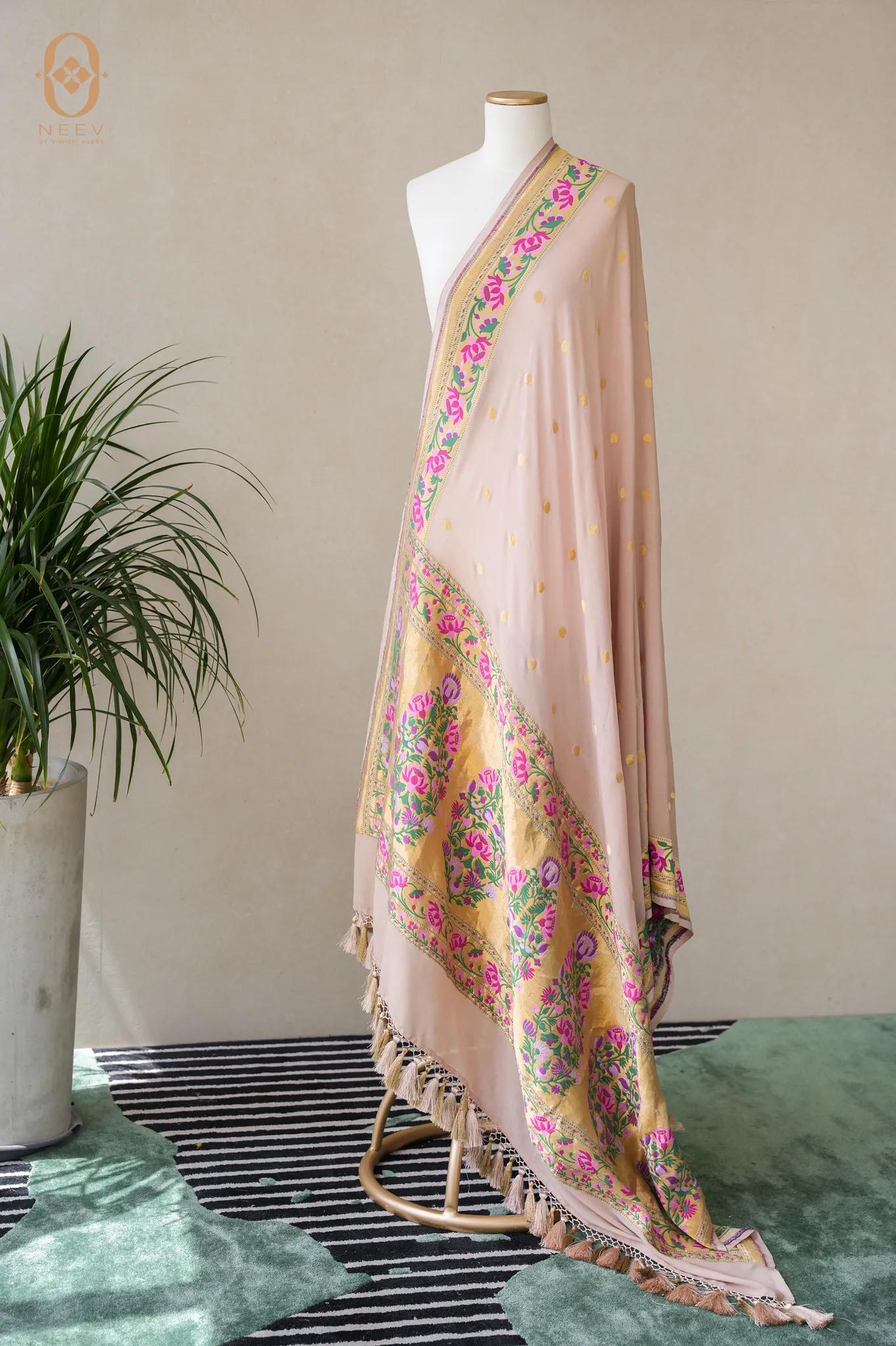 Georgette Meenakari Dupatta
