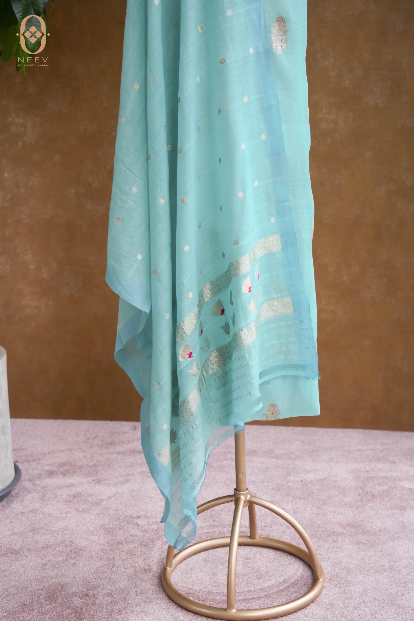 Mul Boota Meenakari Suit Set