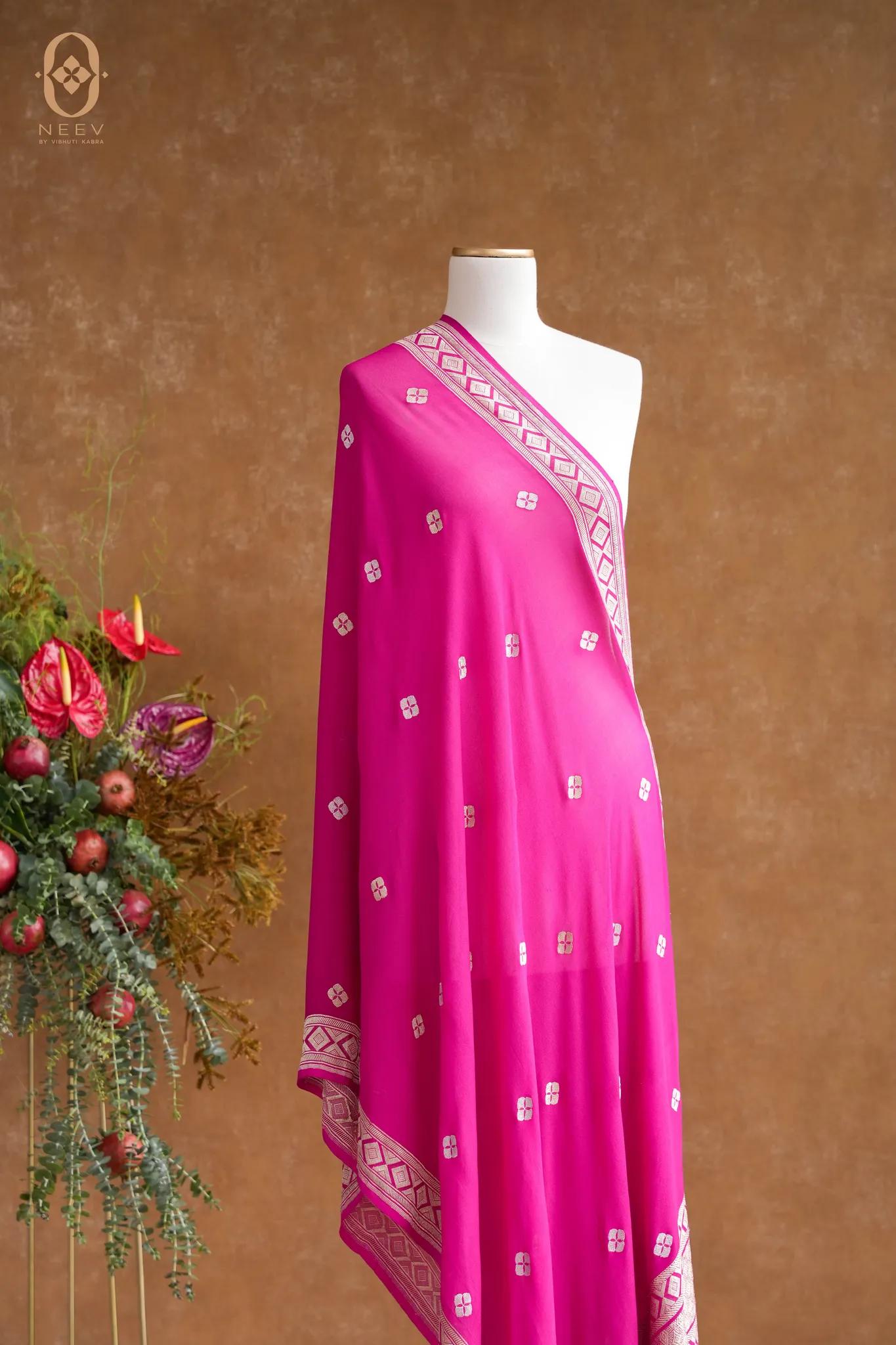 Georgette Neev Boota Dupatta