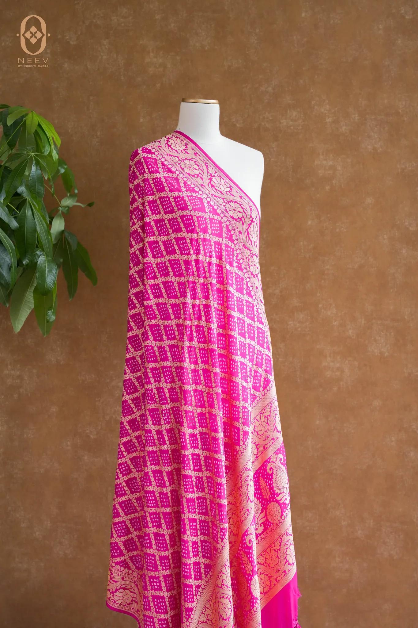 Georgette Bandhani Dupatta