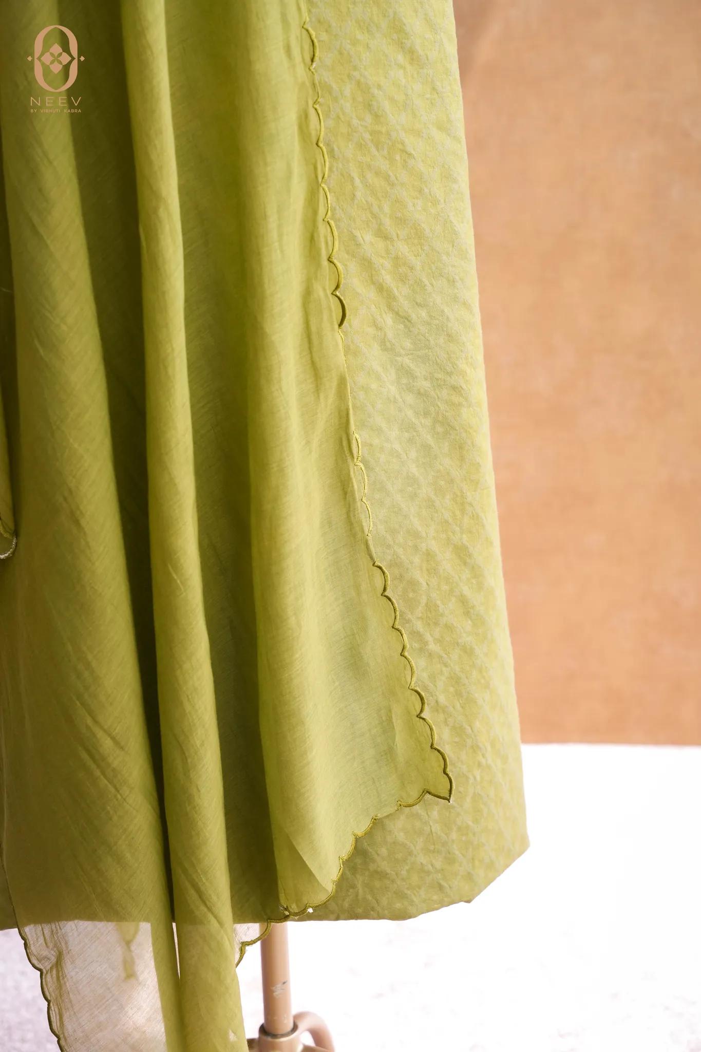 Chanderi Jacquard Suit Set
