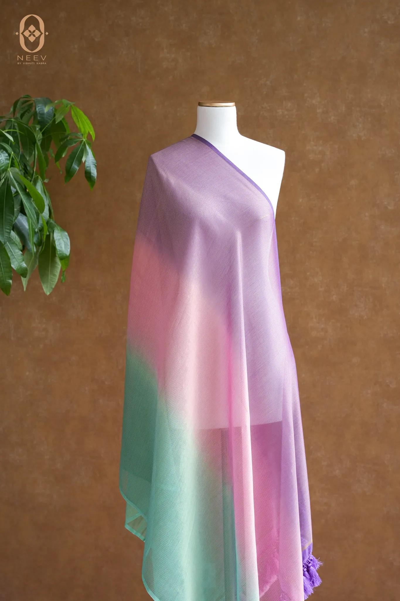 Kora Silk Ombre Dupatta