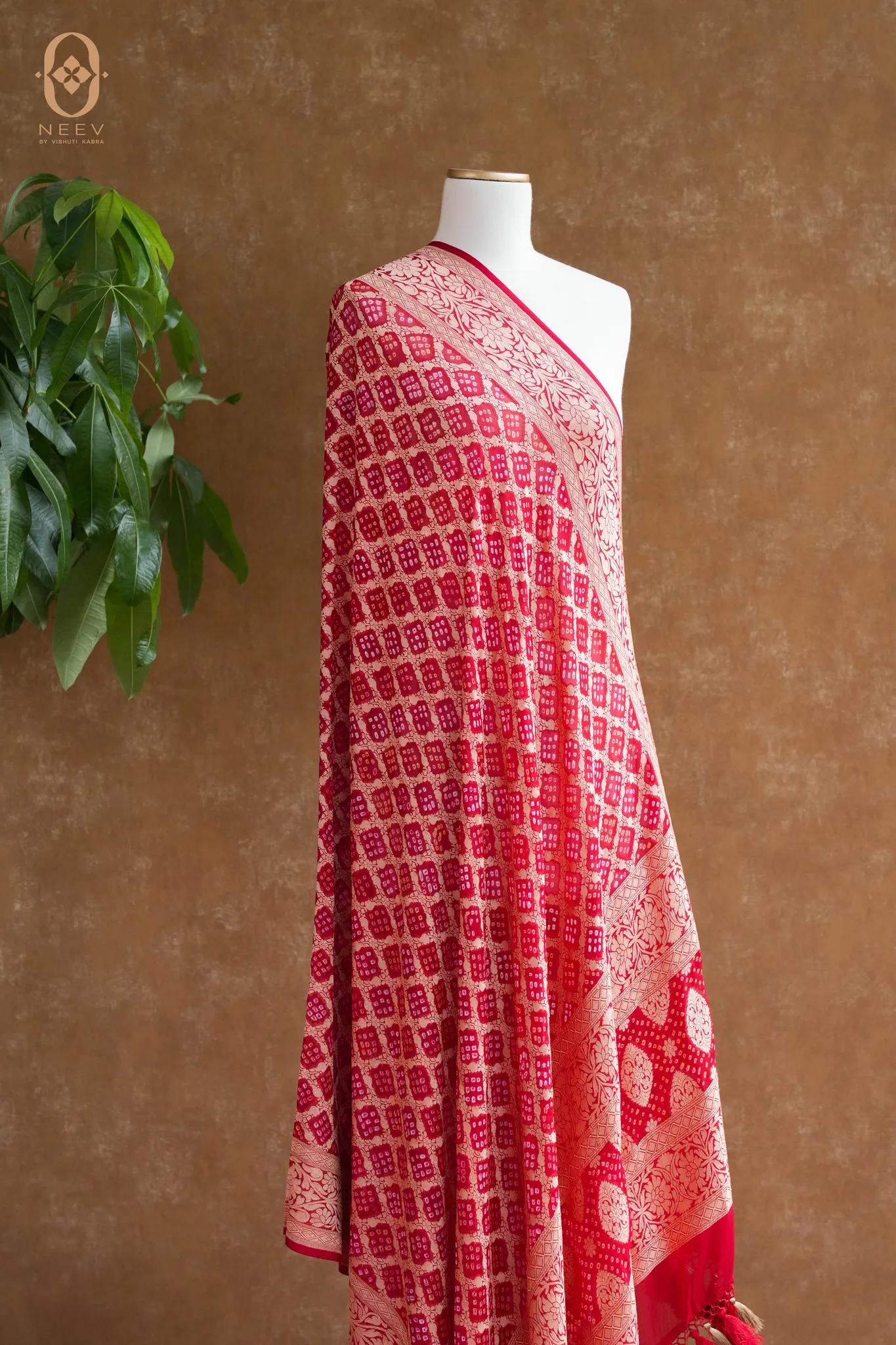 Georgette Bandhani Dupatta