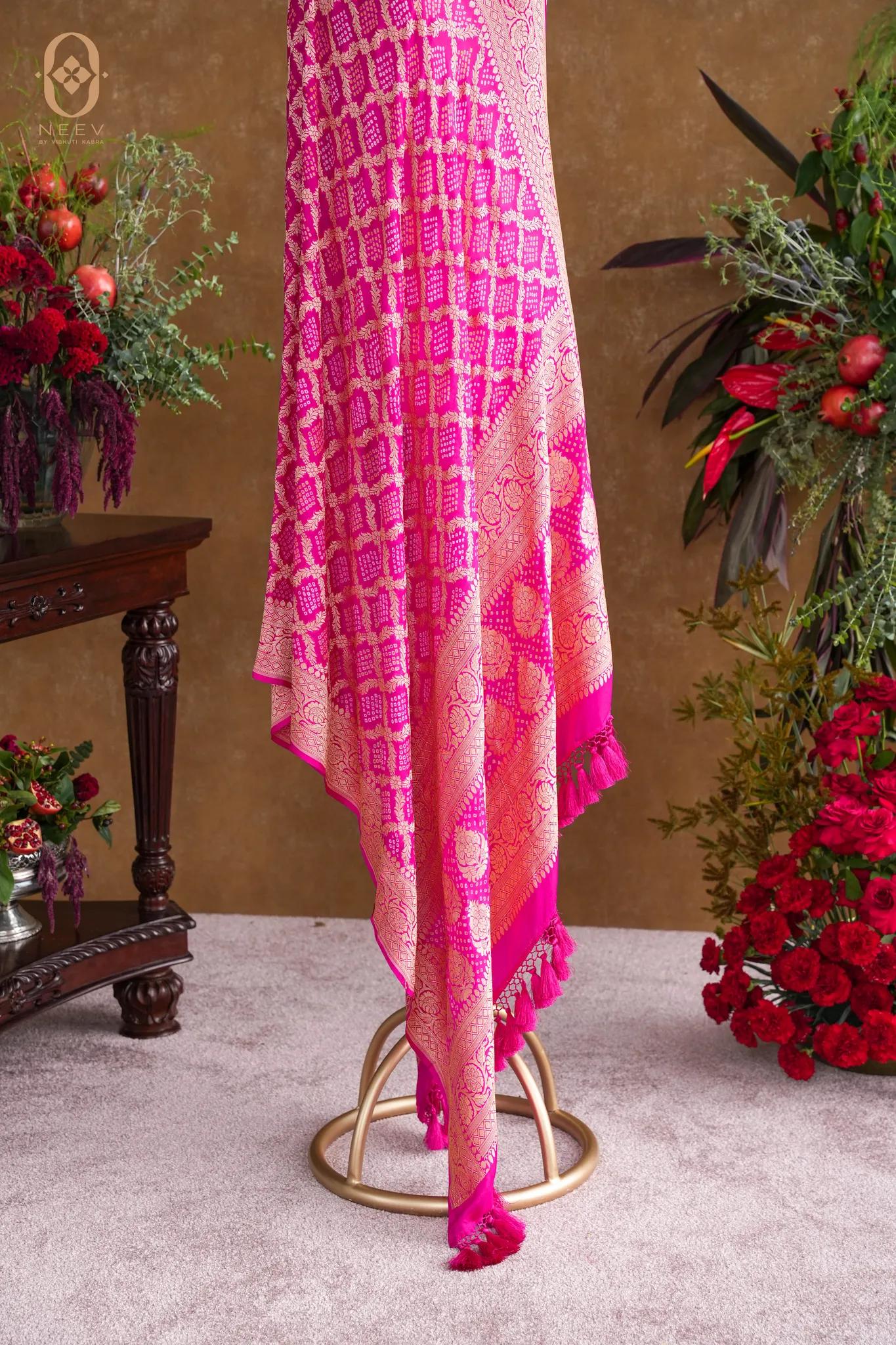 Georgette Bandhani Dupatta