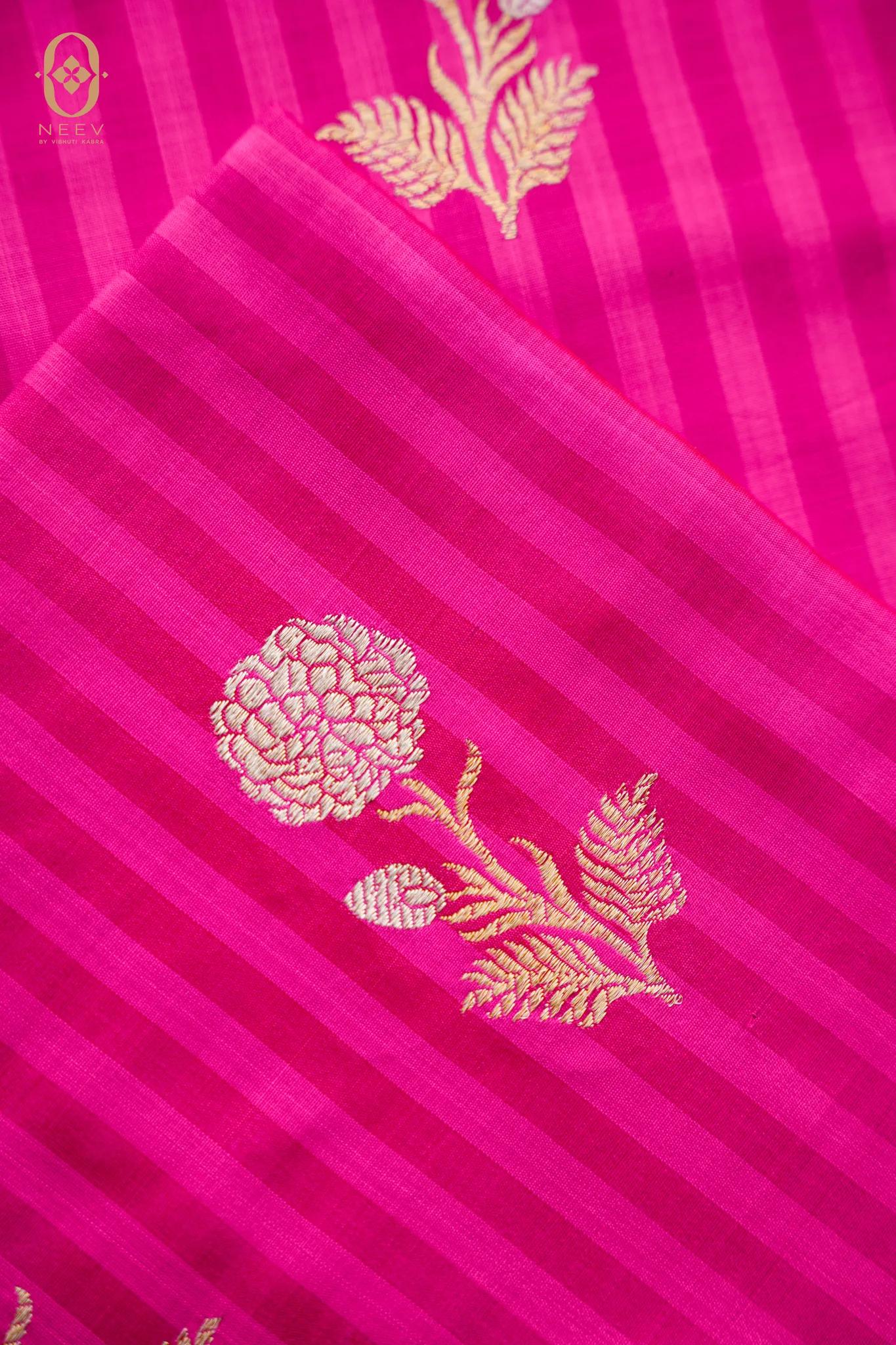 Florence Katan Silk Boota Fabric
