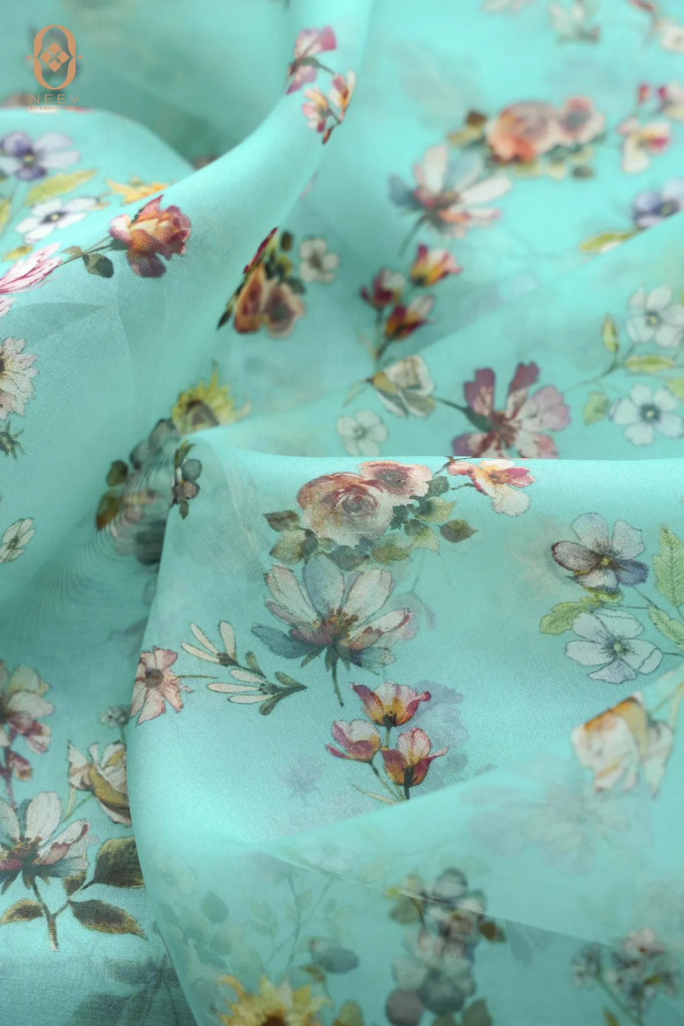 Printed Organza Fabric