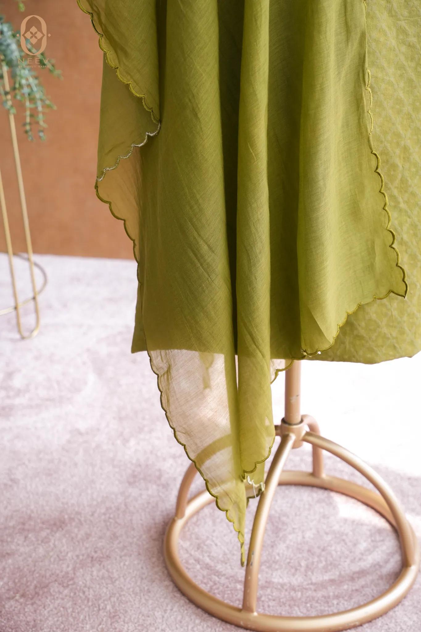 Chanderi Jacquard Suit Set