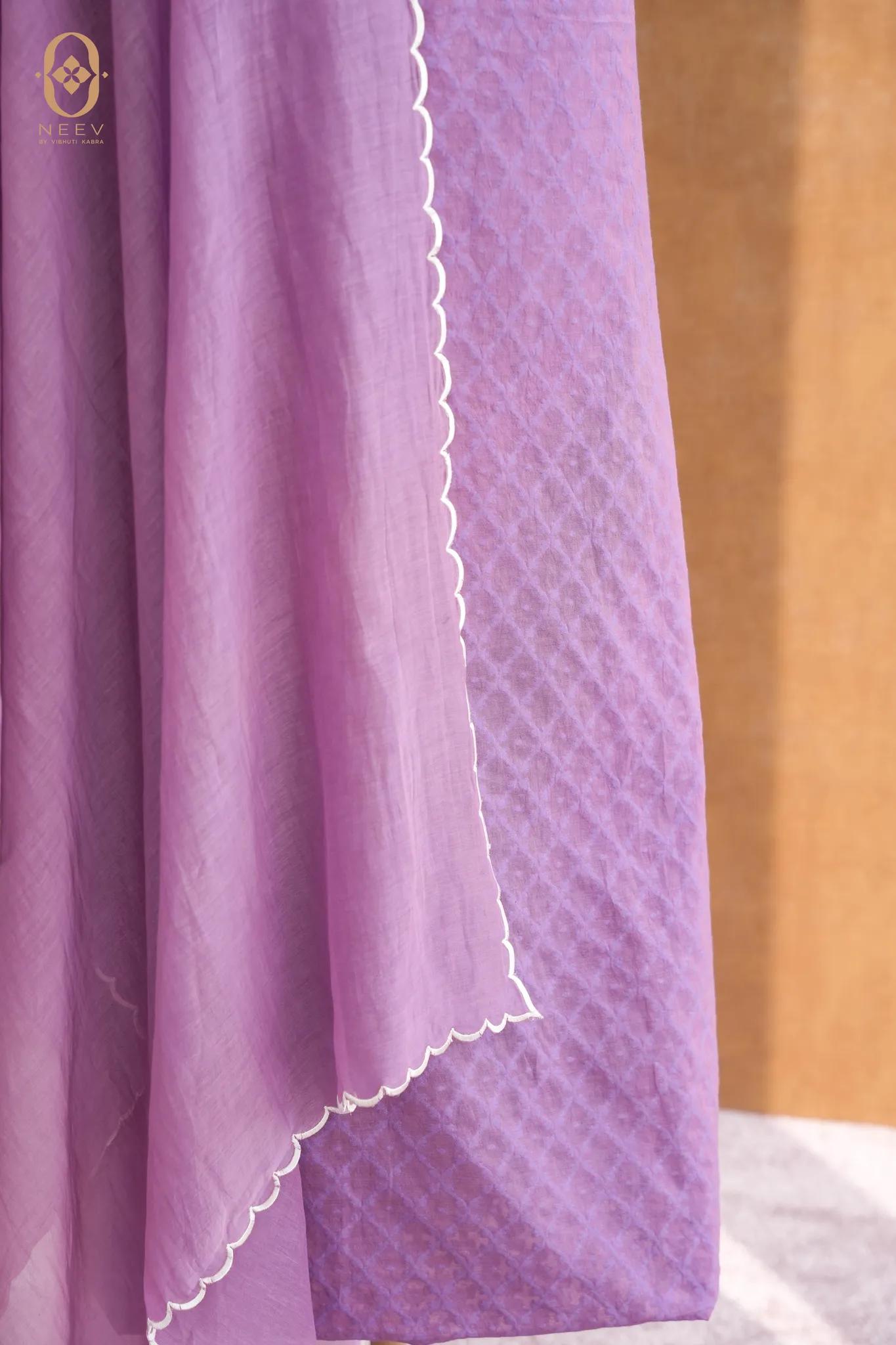 Chanderi Jacquard Suit Set