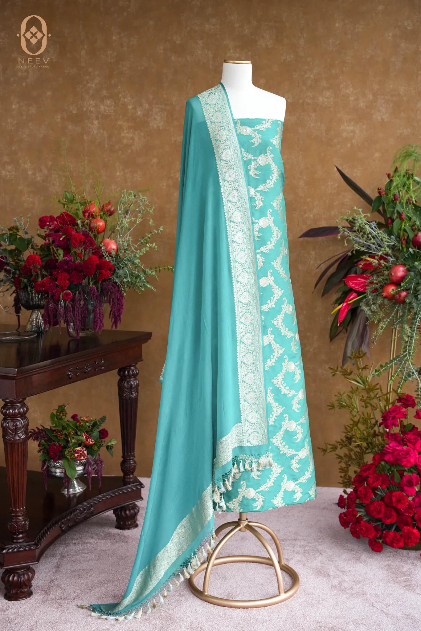 Premium Katan Silk Suit Set