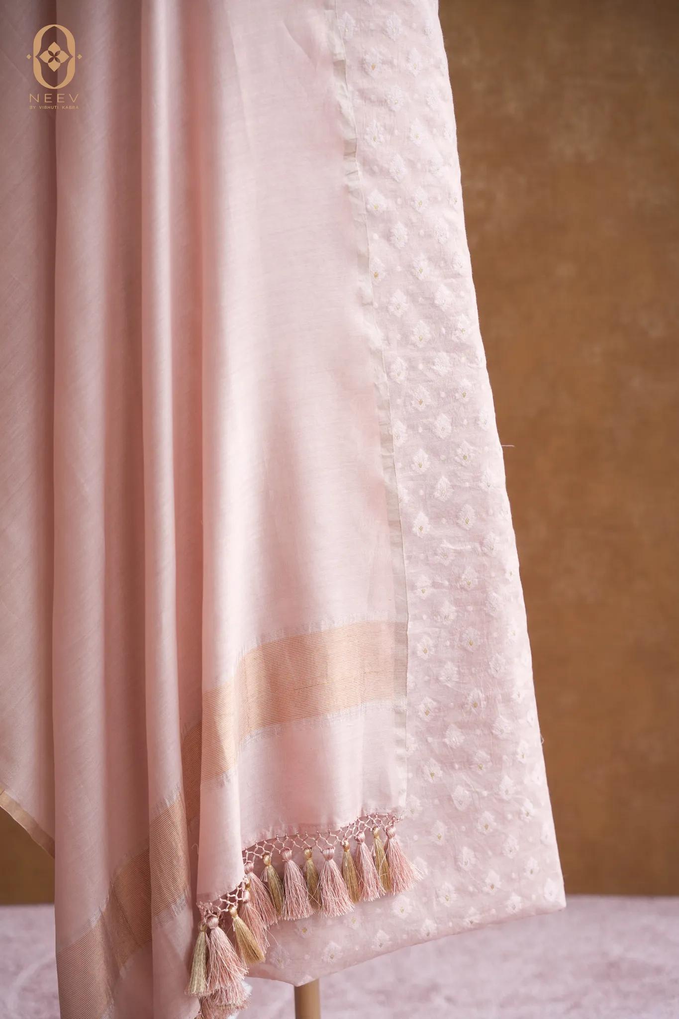Chanderi Jacquard Suit Set