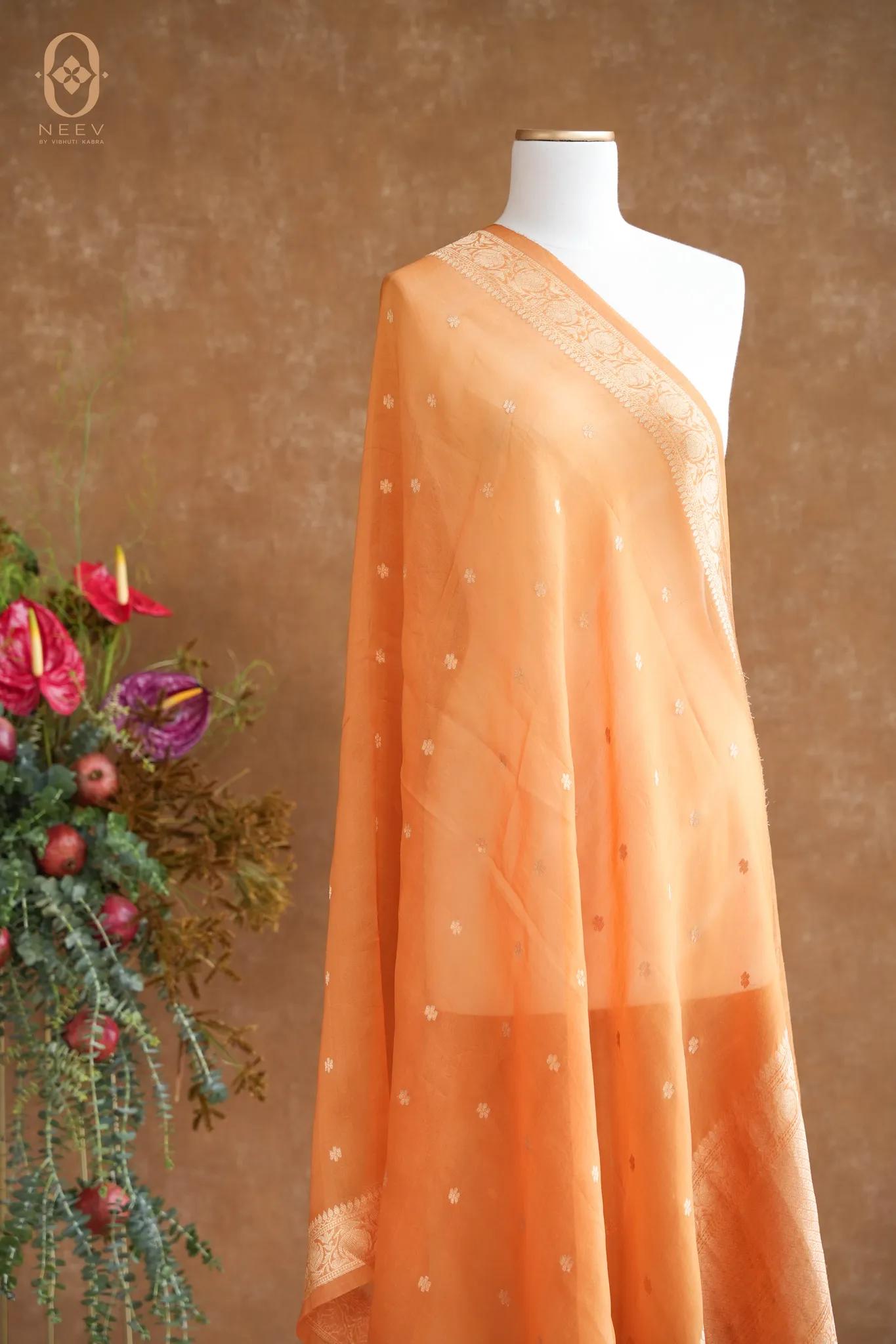 Kora Silk Boota Dupatta