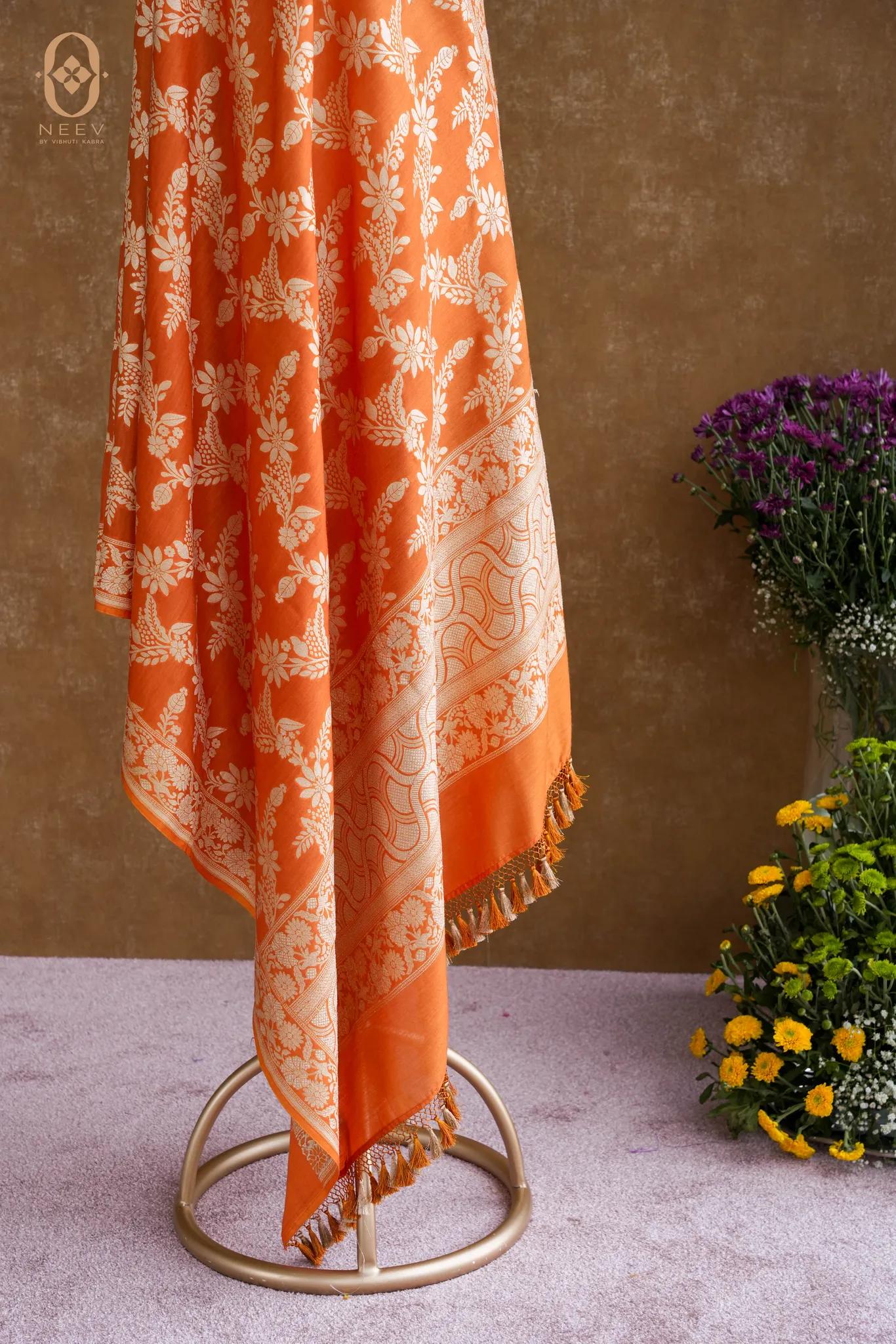 Munga Silk Jaal Dupatta