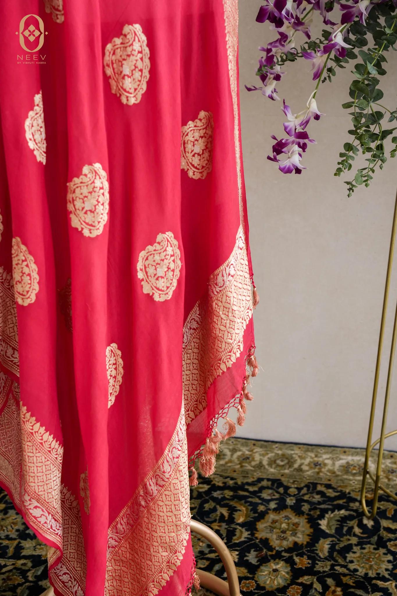 Neev Bestseller- Georgette Boota Dupatta