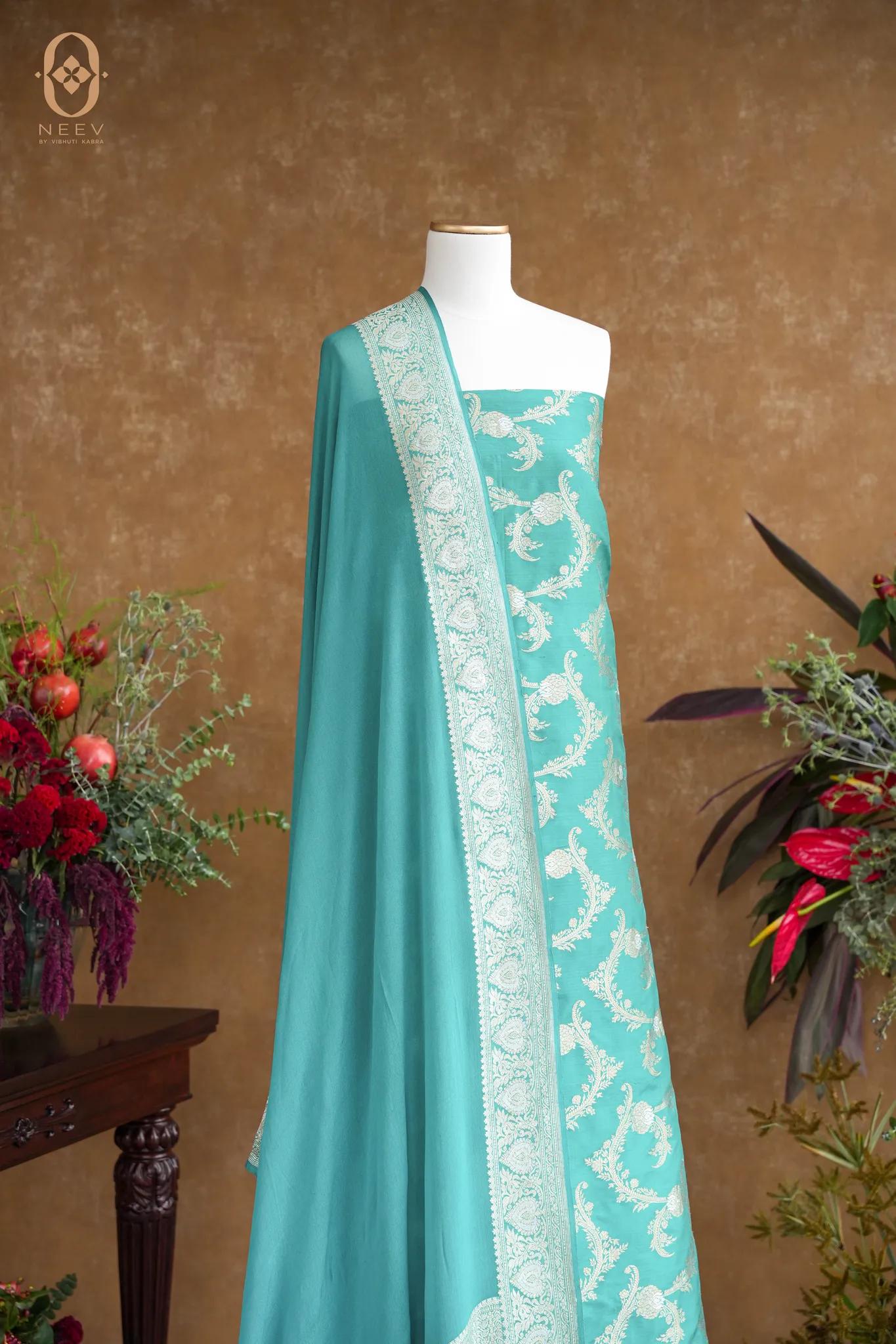Premium Katan Silk Suit Set
