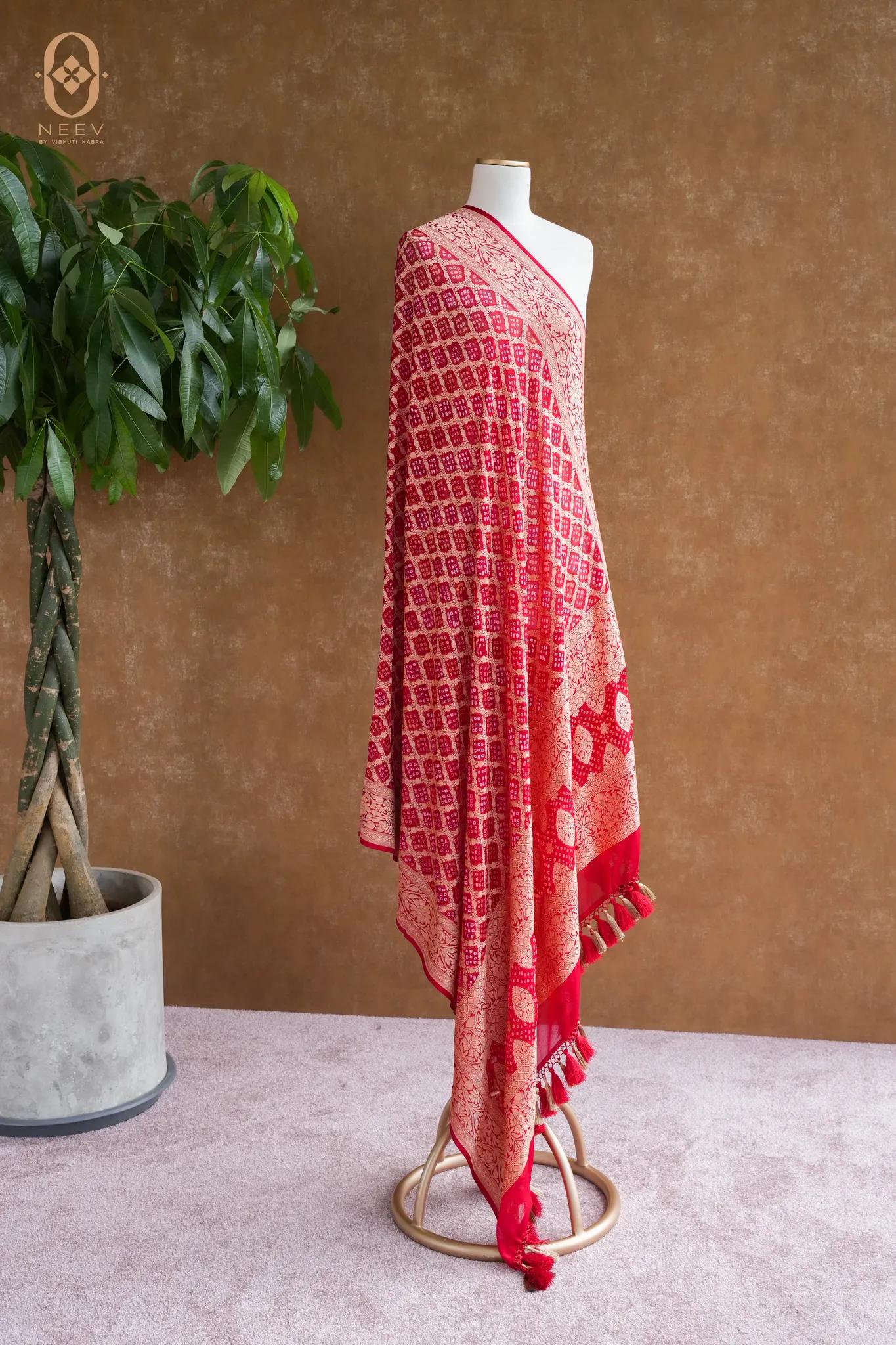Georgette Bandhani Dupatta