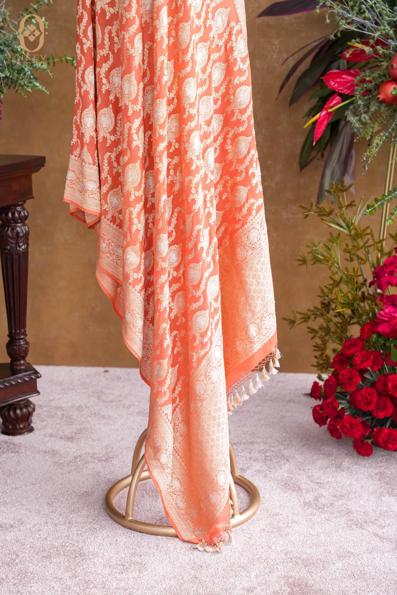Georgette Khadwa Jaal Dupatta