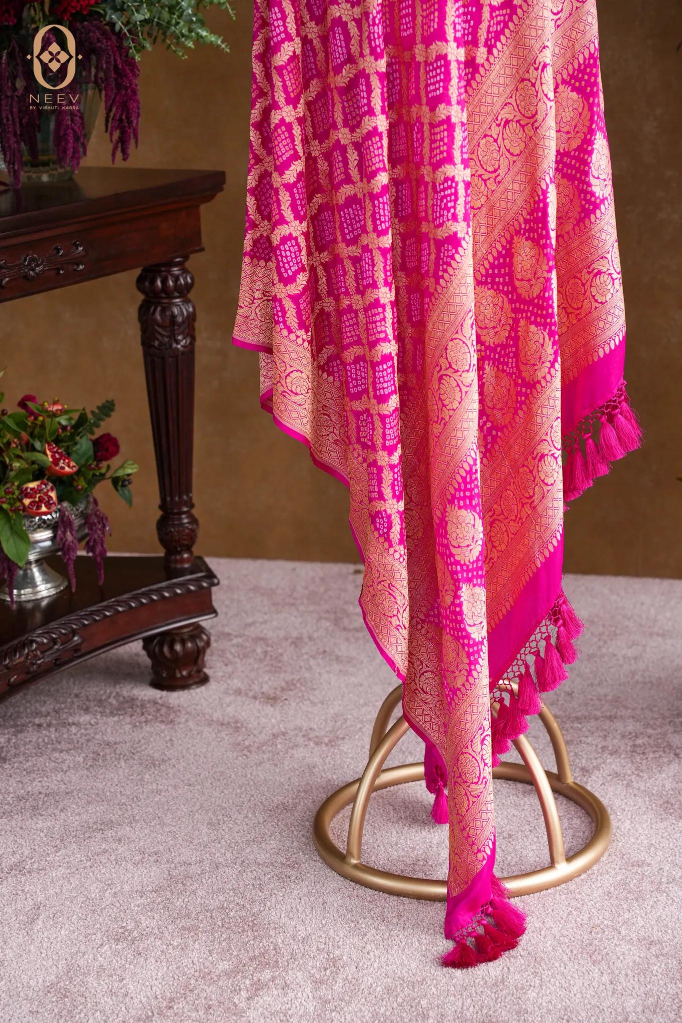 Georgette Bandhani Dupatta