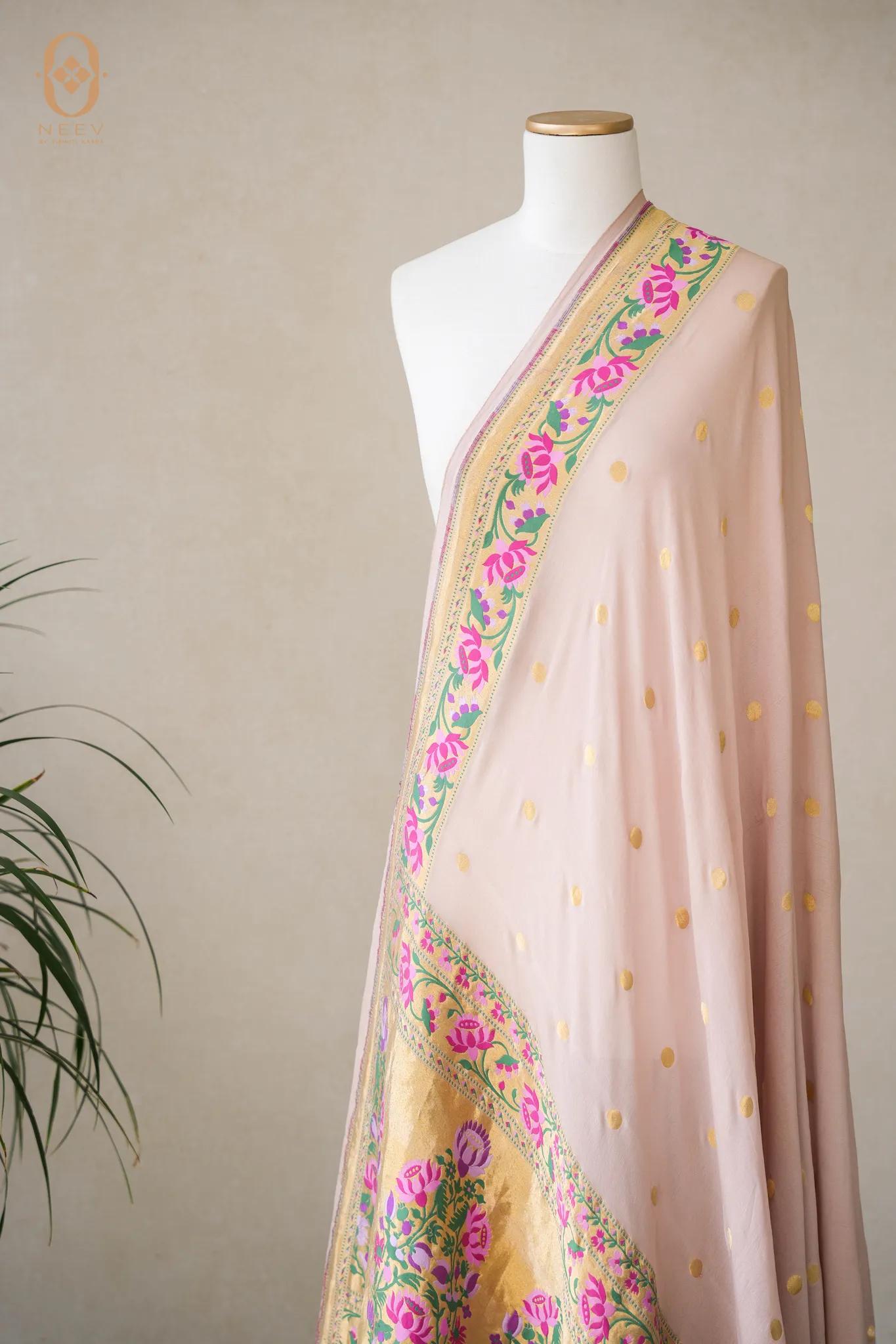 Georgette Meenakari Dupatta