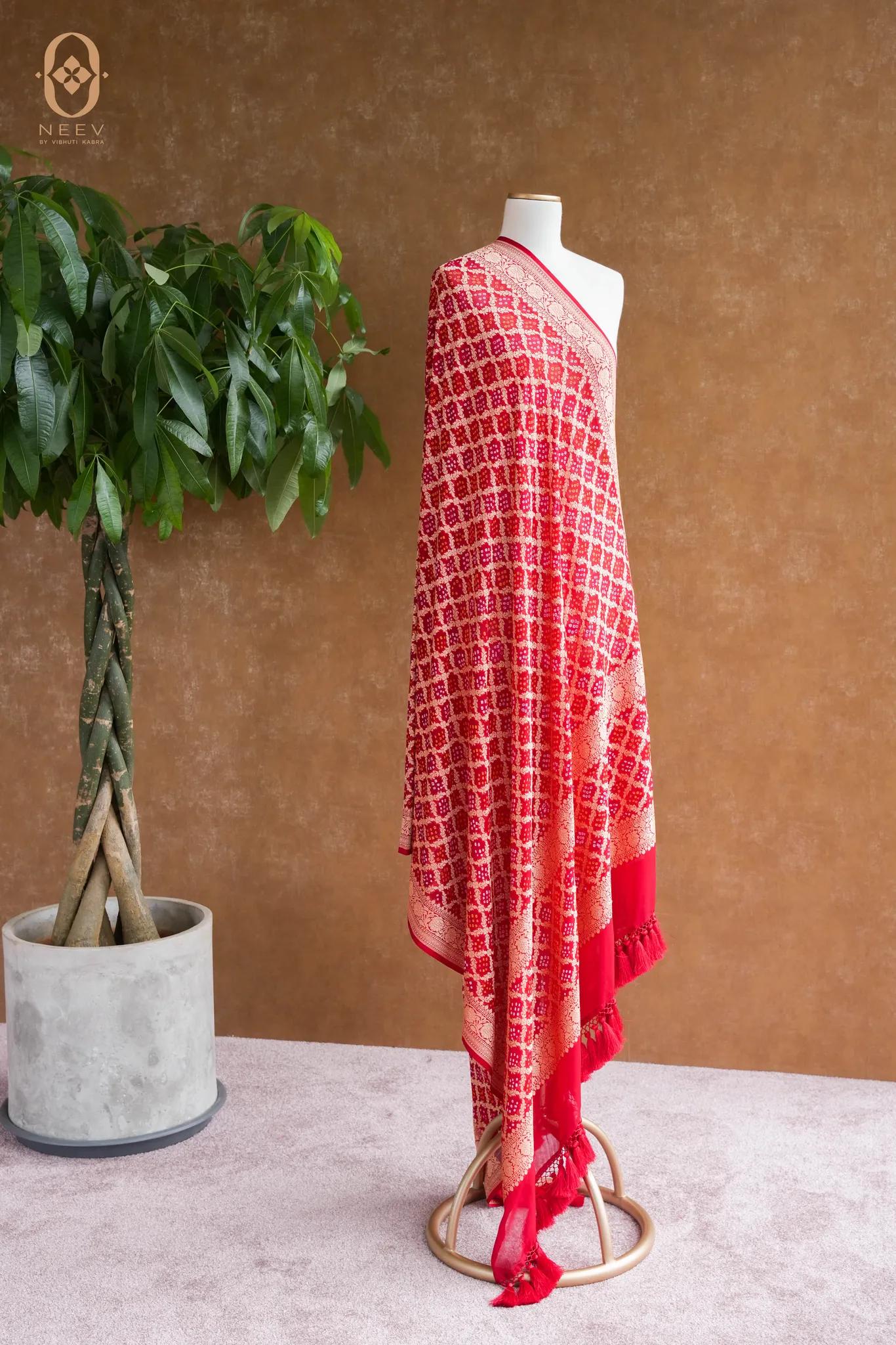 Georgette Bandhani Dupatta