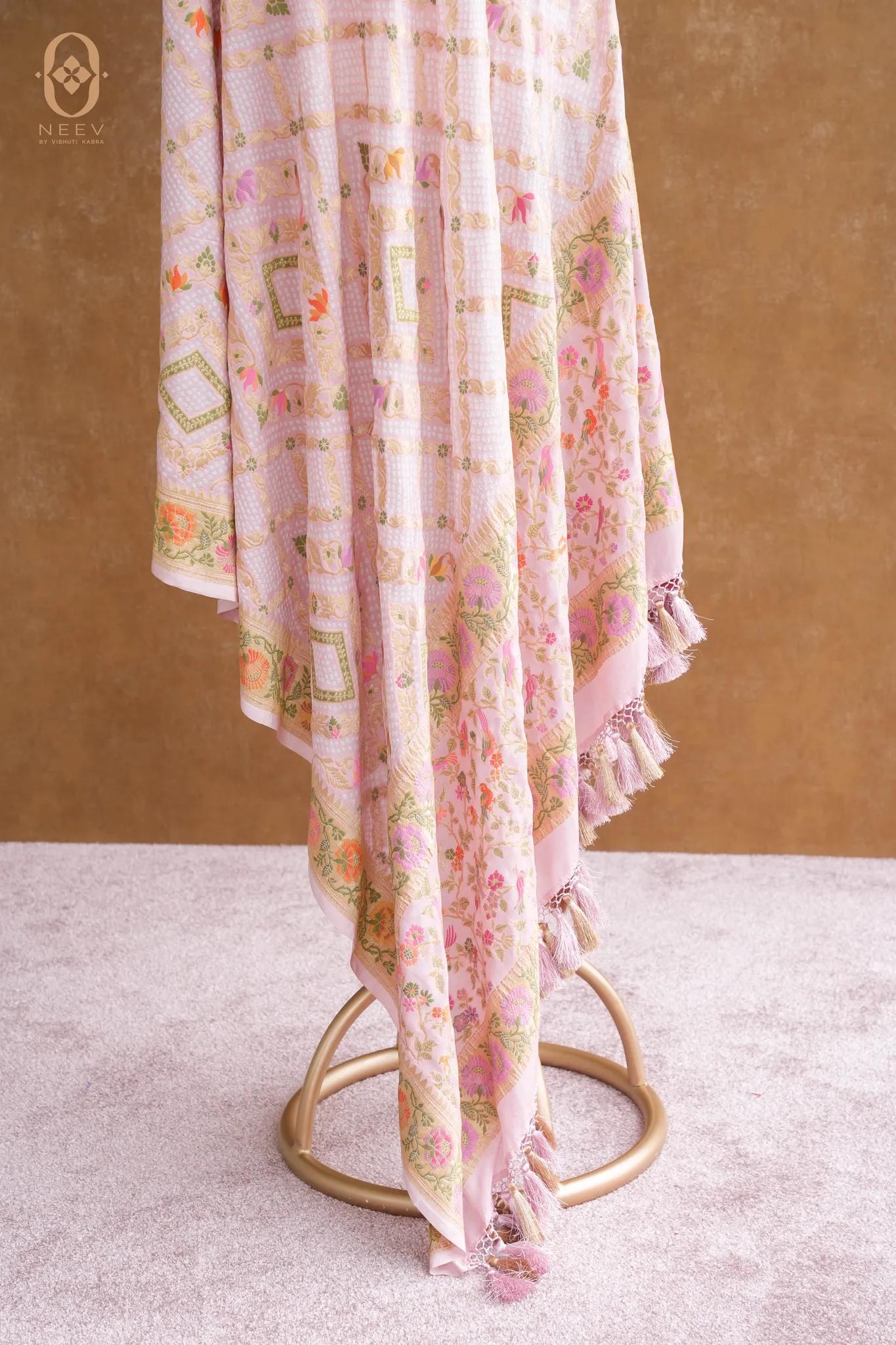 Meenakari Bandhani Dupatta
