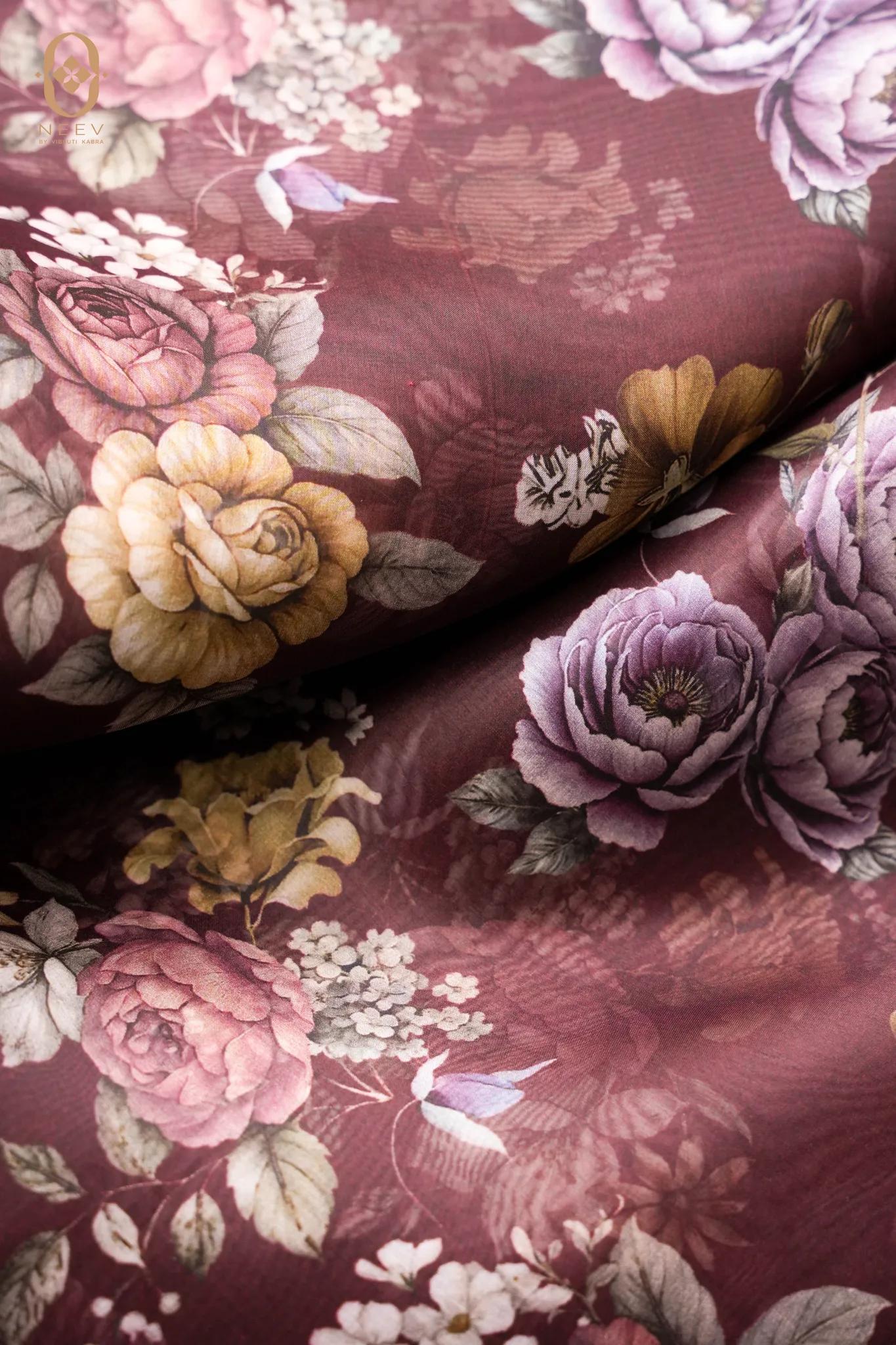 Printed Organza Fabric