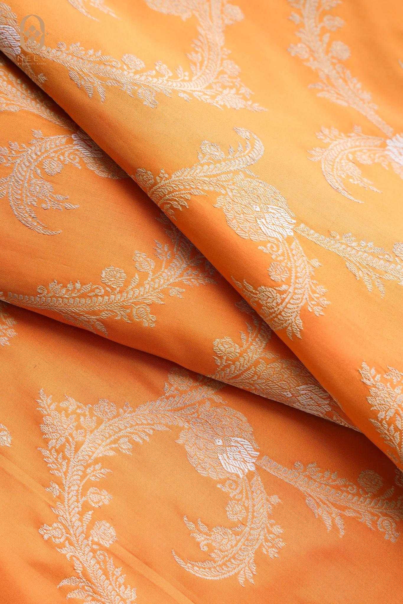 Premium Katan Silk Jaal Fabric