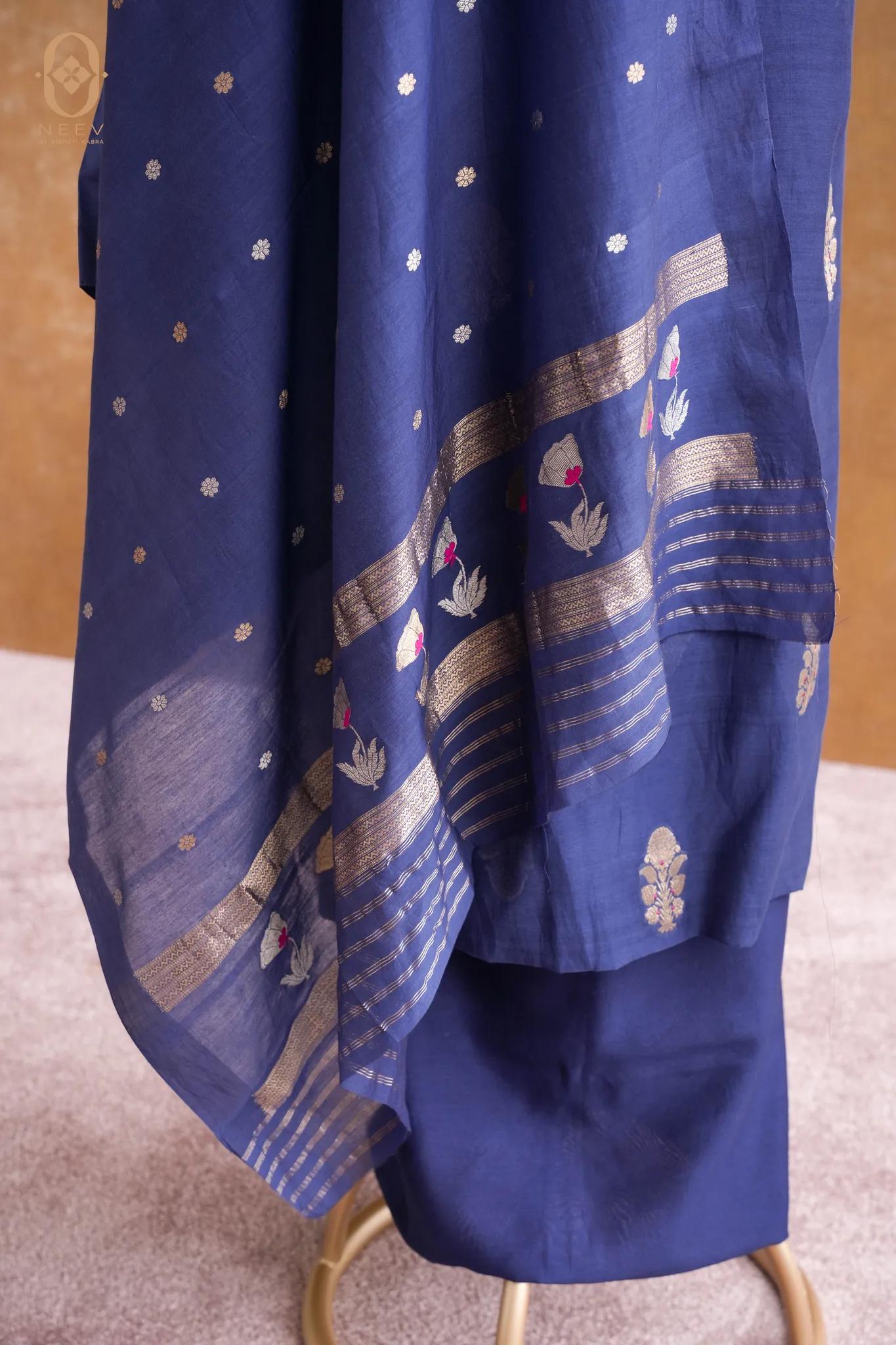Mul Boota Meenakari Suit Set