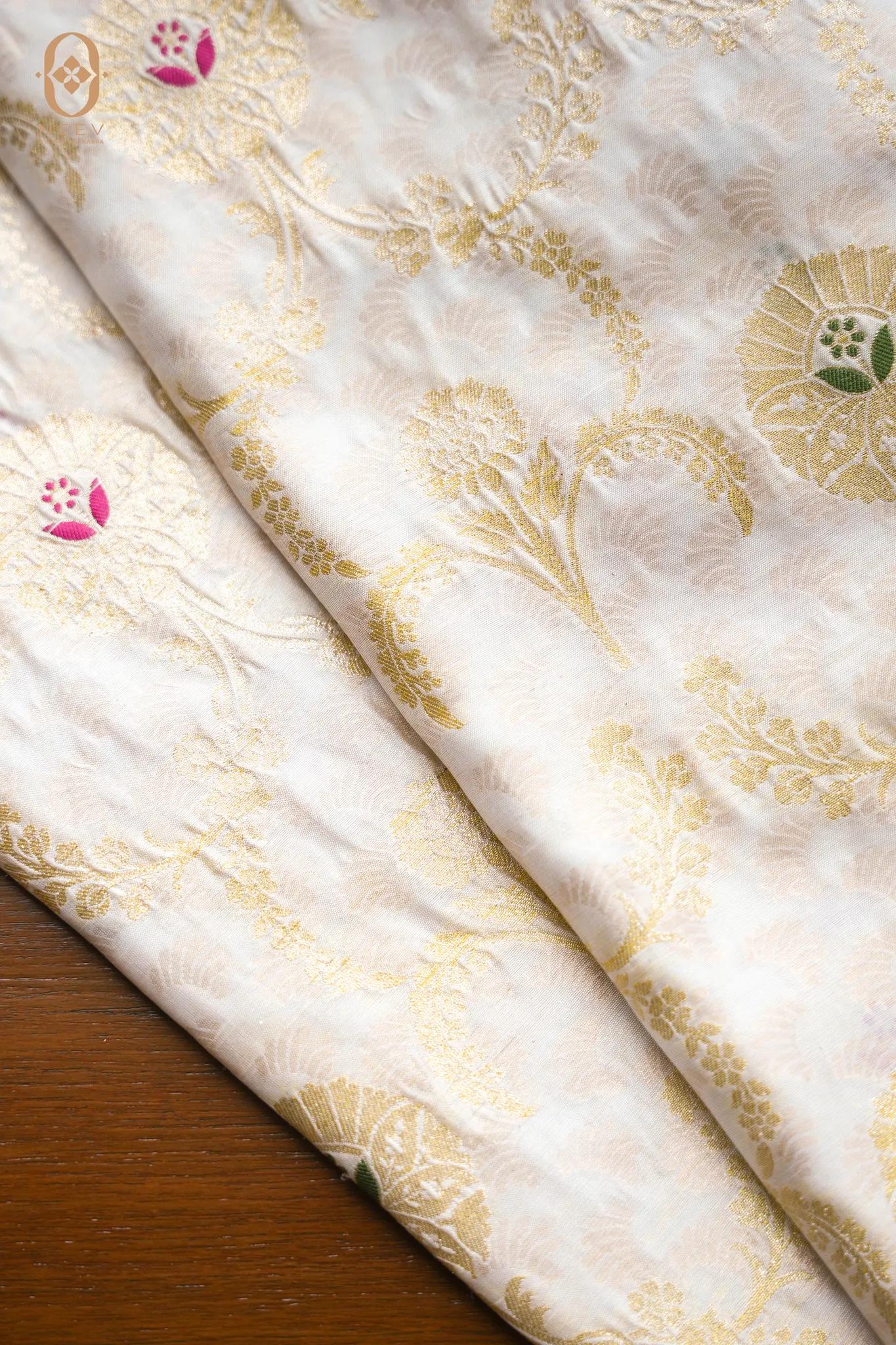 Chinia Silk Meenakari Fabric