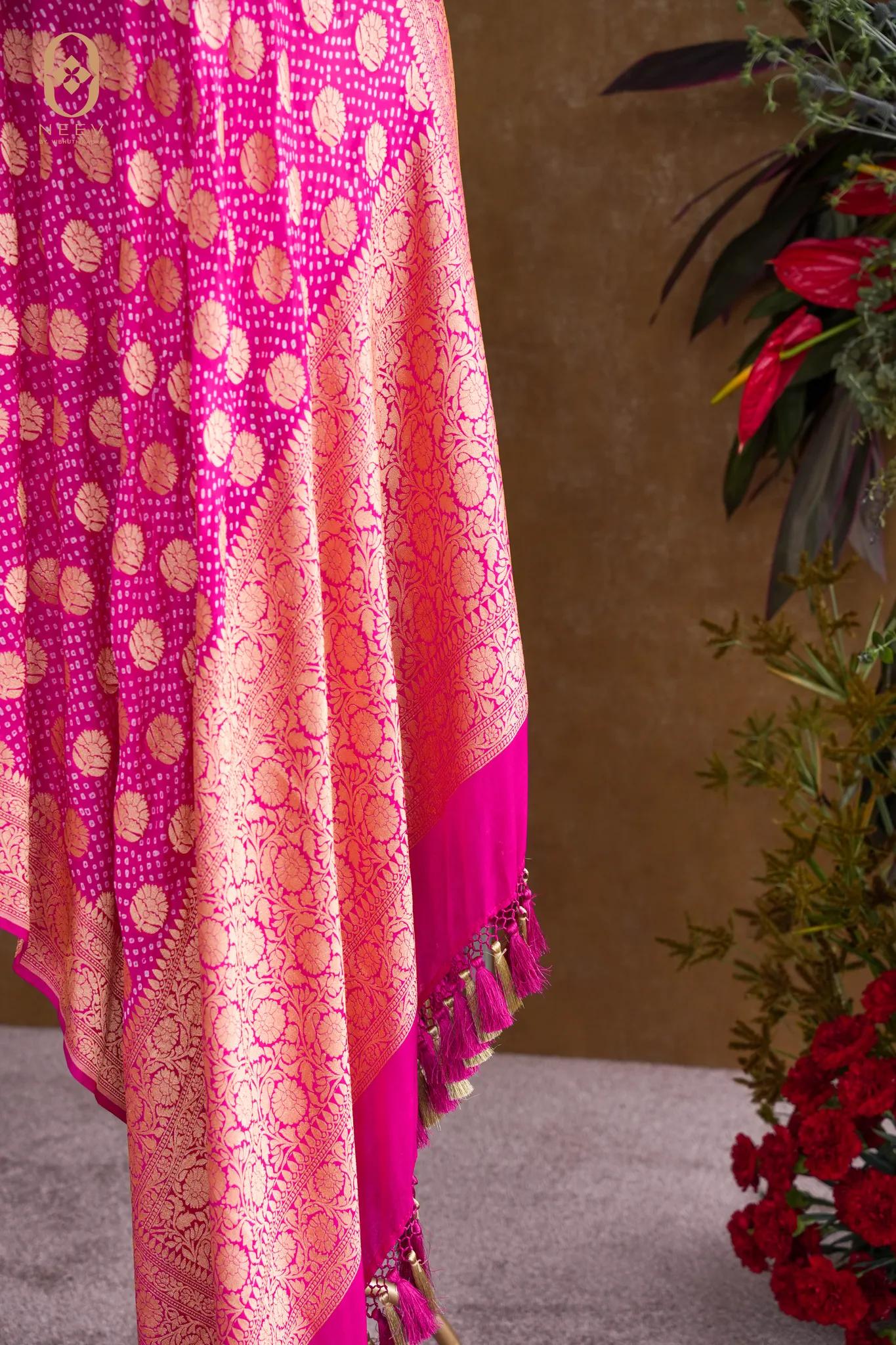 Georgette Bandhani Dupatta