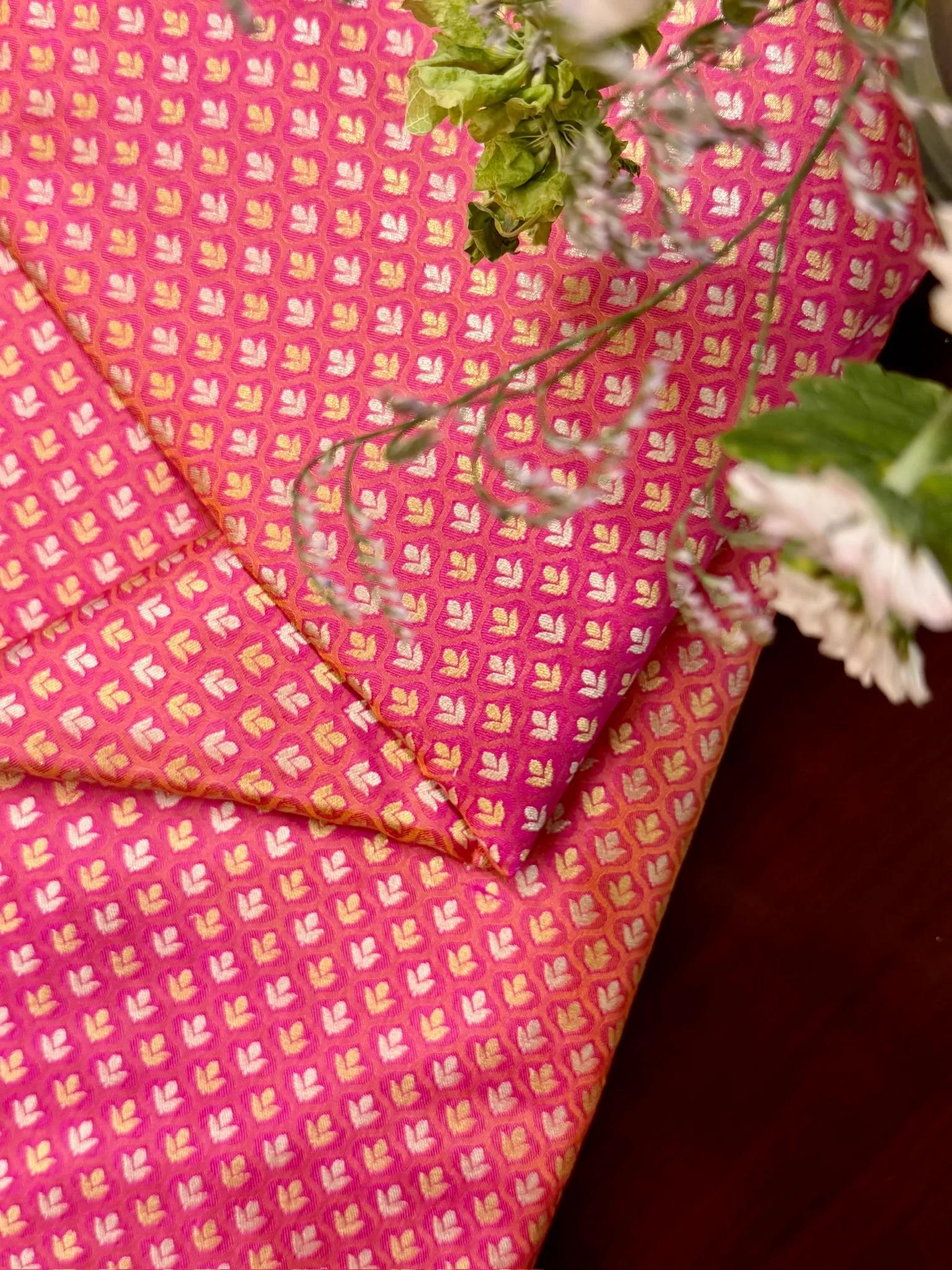 Katan Silk Boota Fabric