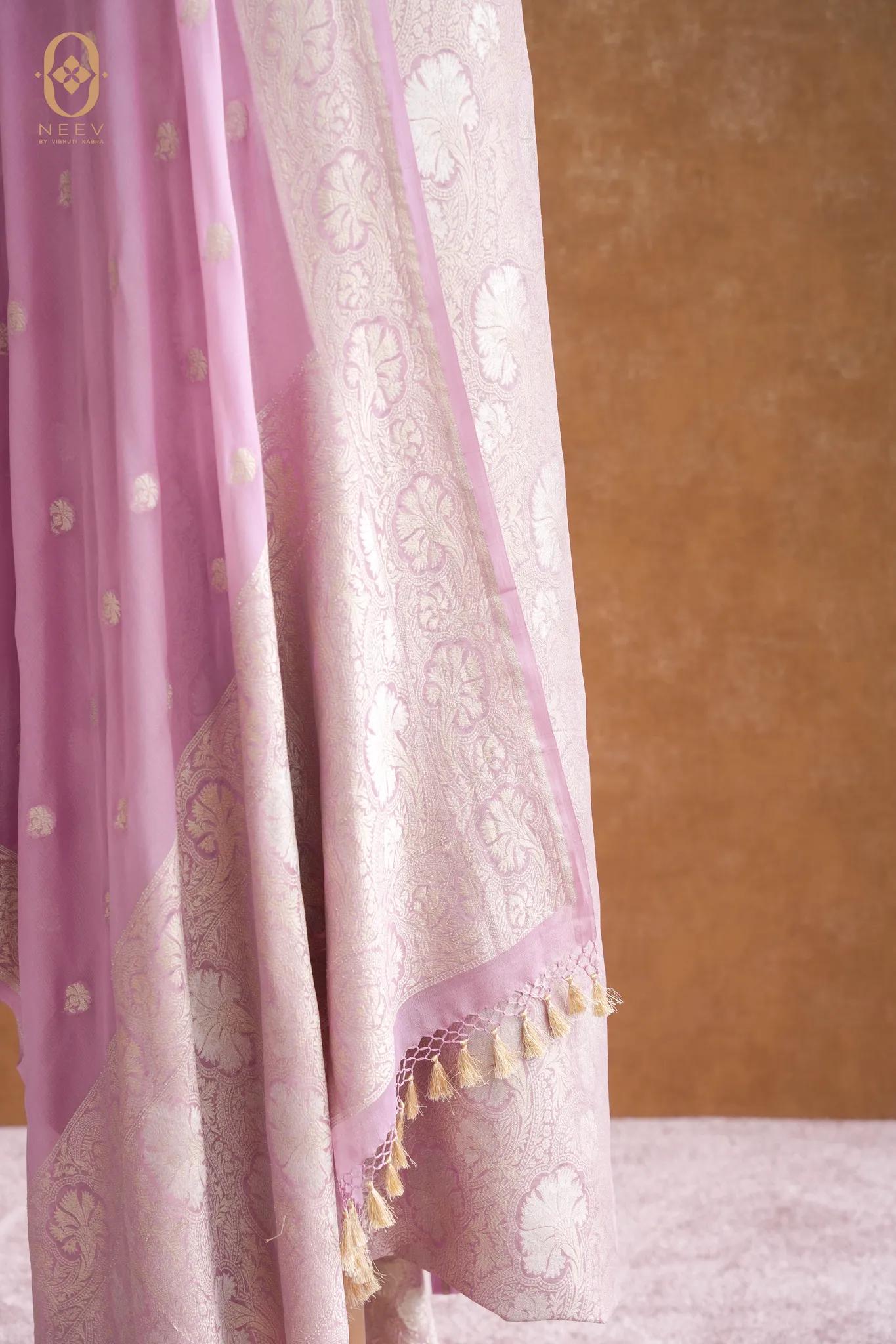 Georgette Brocade Suit Set