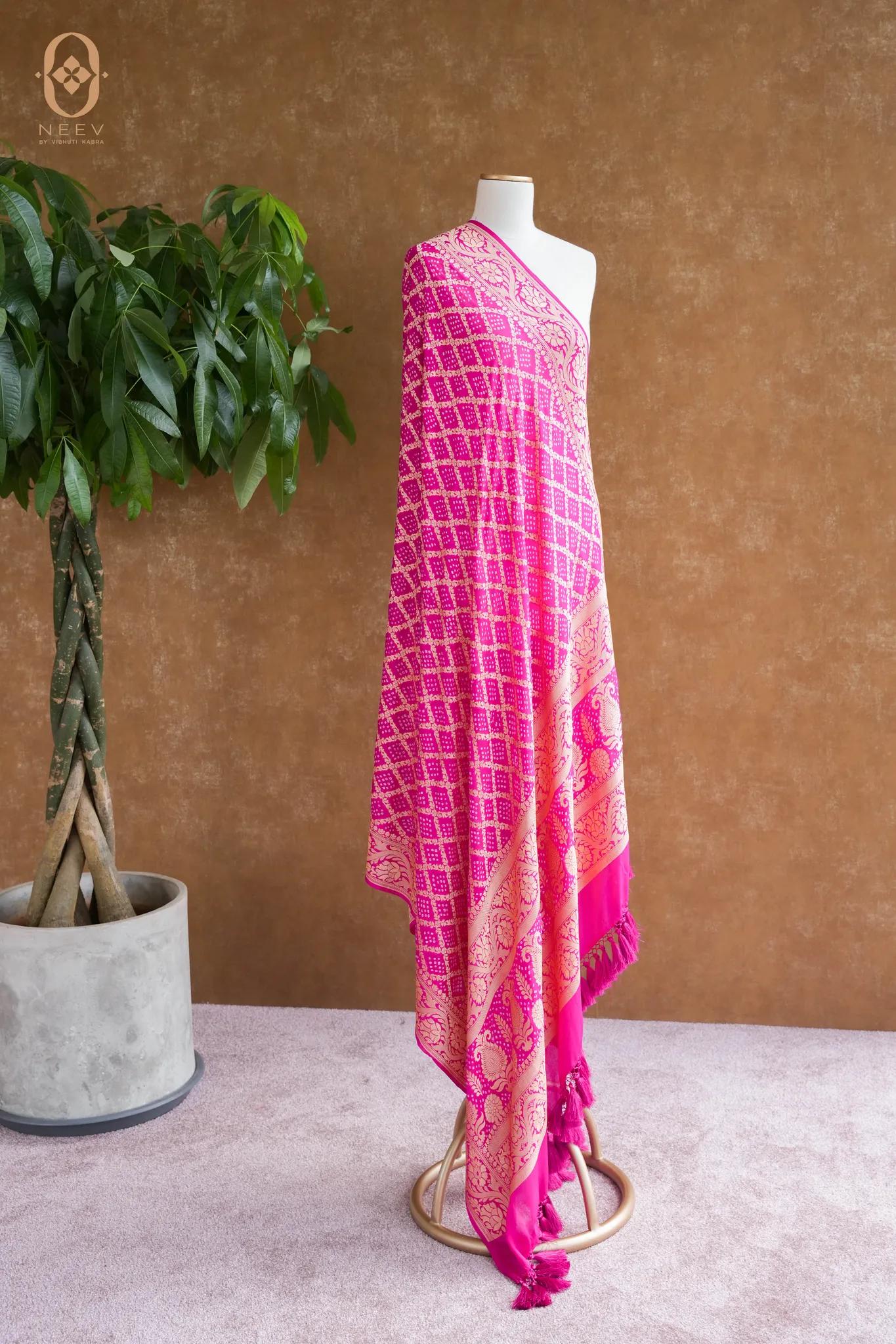 Georgette Bandhani Dupatta