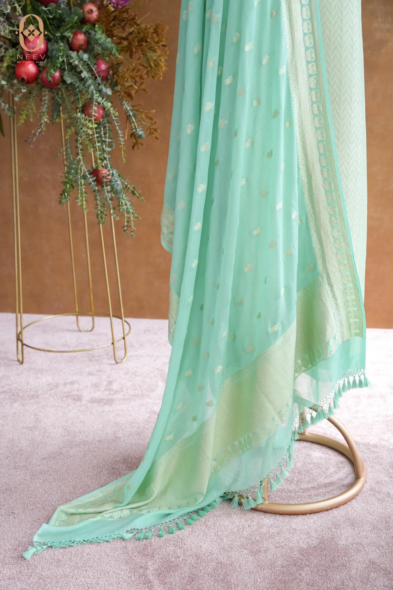 Georgette Brocade Suit Set
