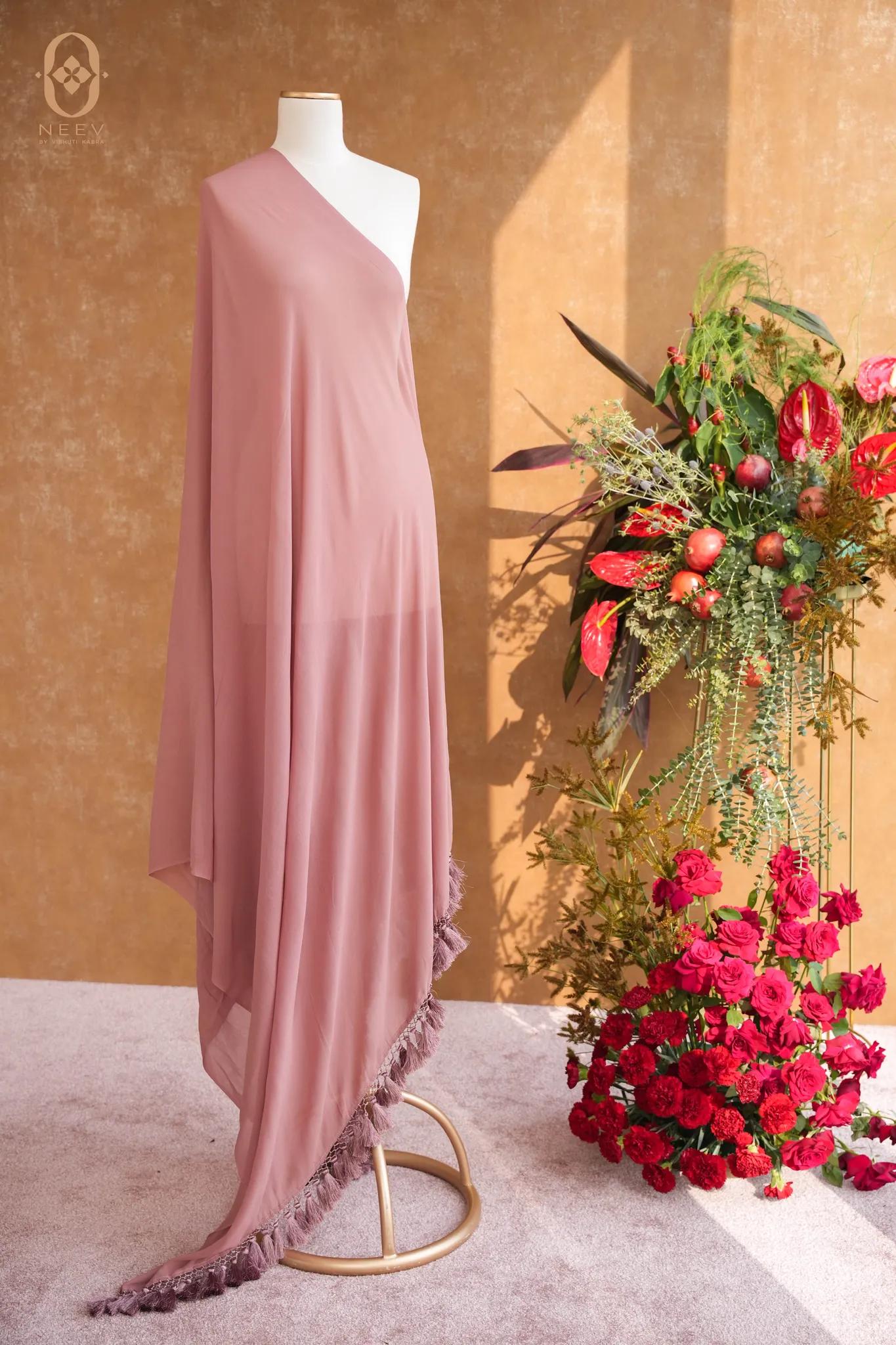 Georgette Tasseled Dupatta