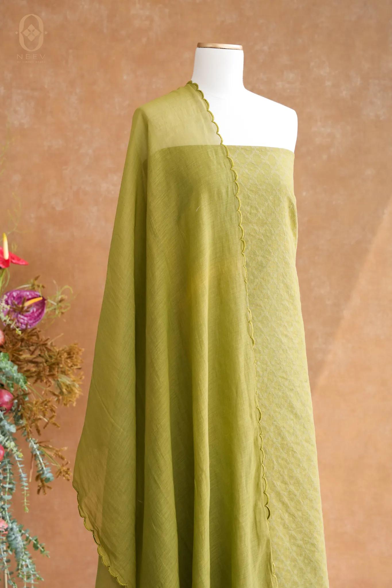 Chanderi Jacquard Suit Set