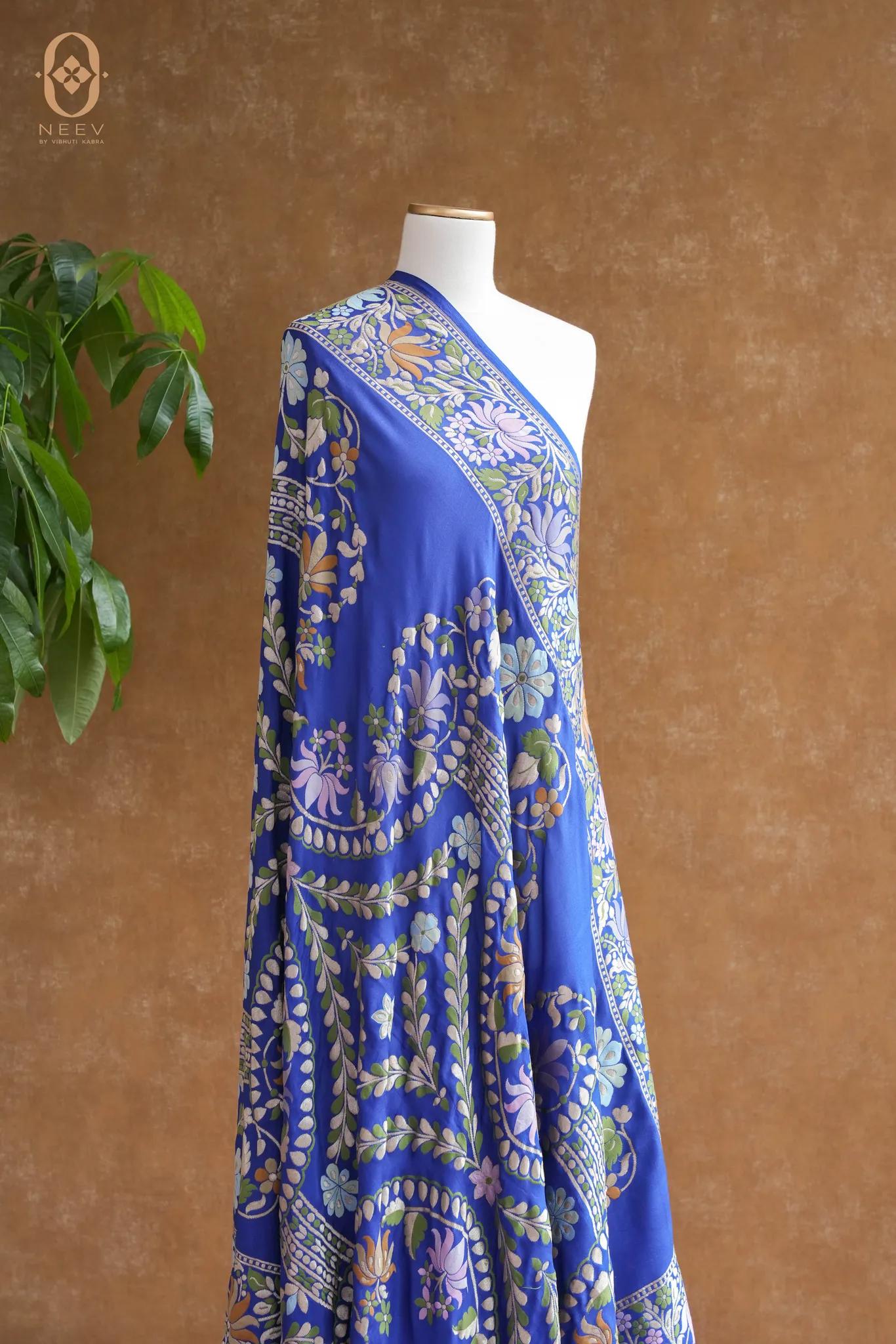 Georgette Multi Meenakari Dupatta