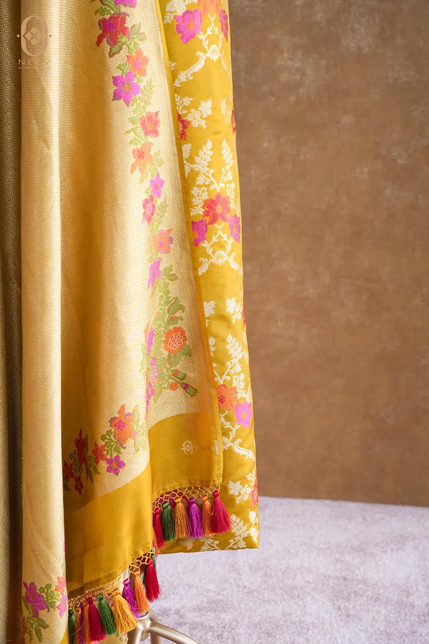Premium Katan Silk Jaal Suit Set