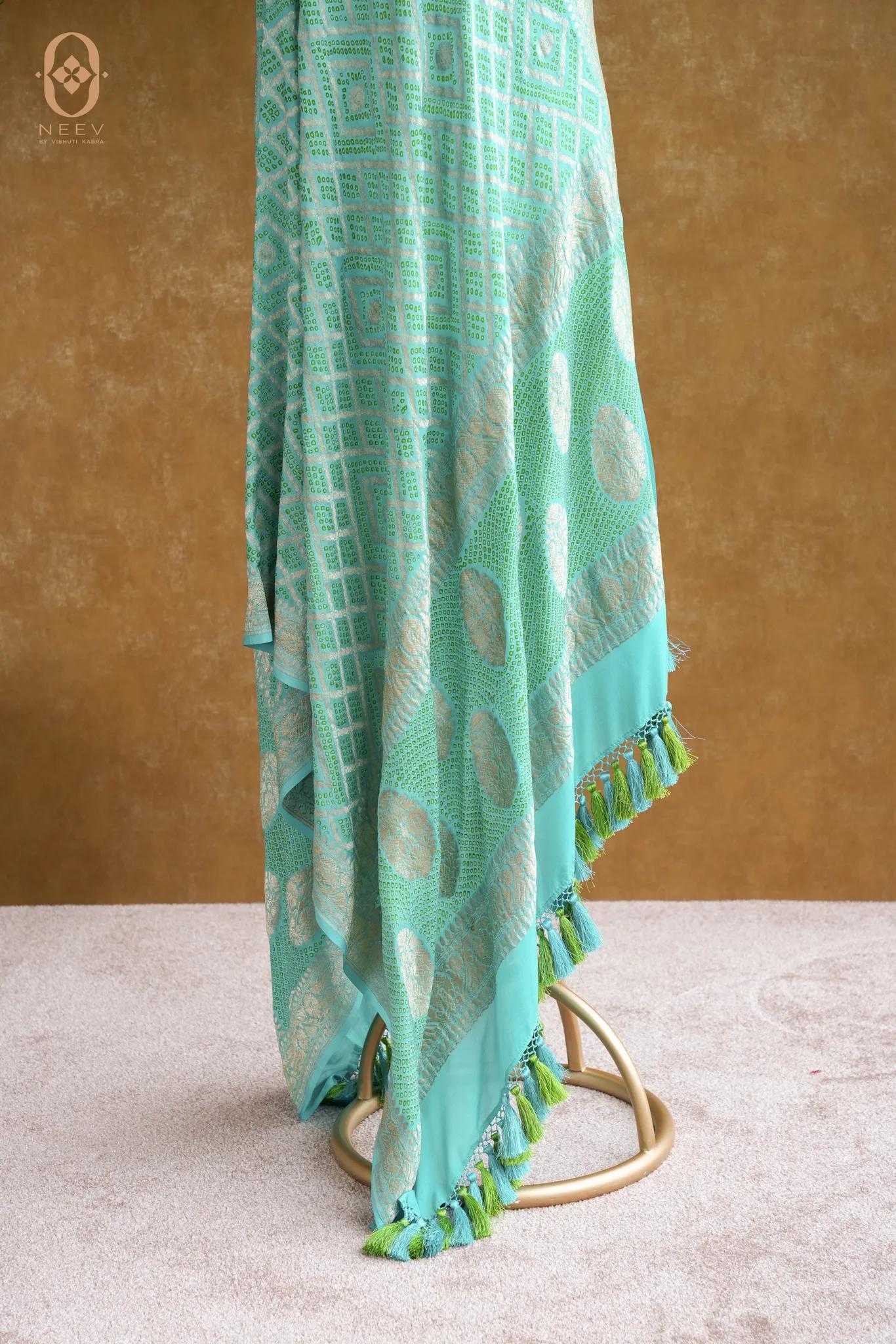 Rare Georgette Bandhani Dupatta