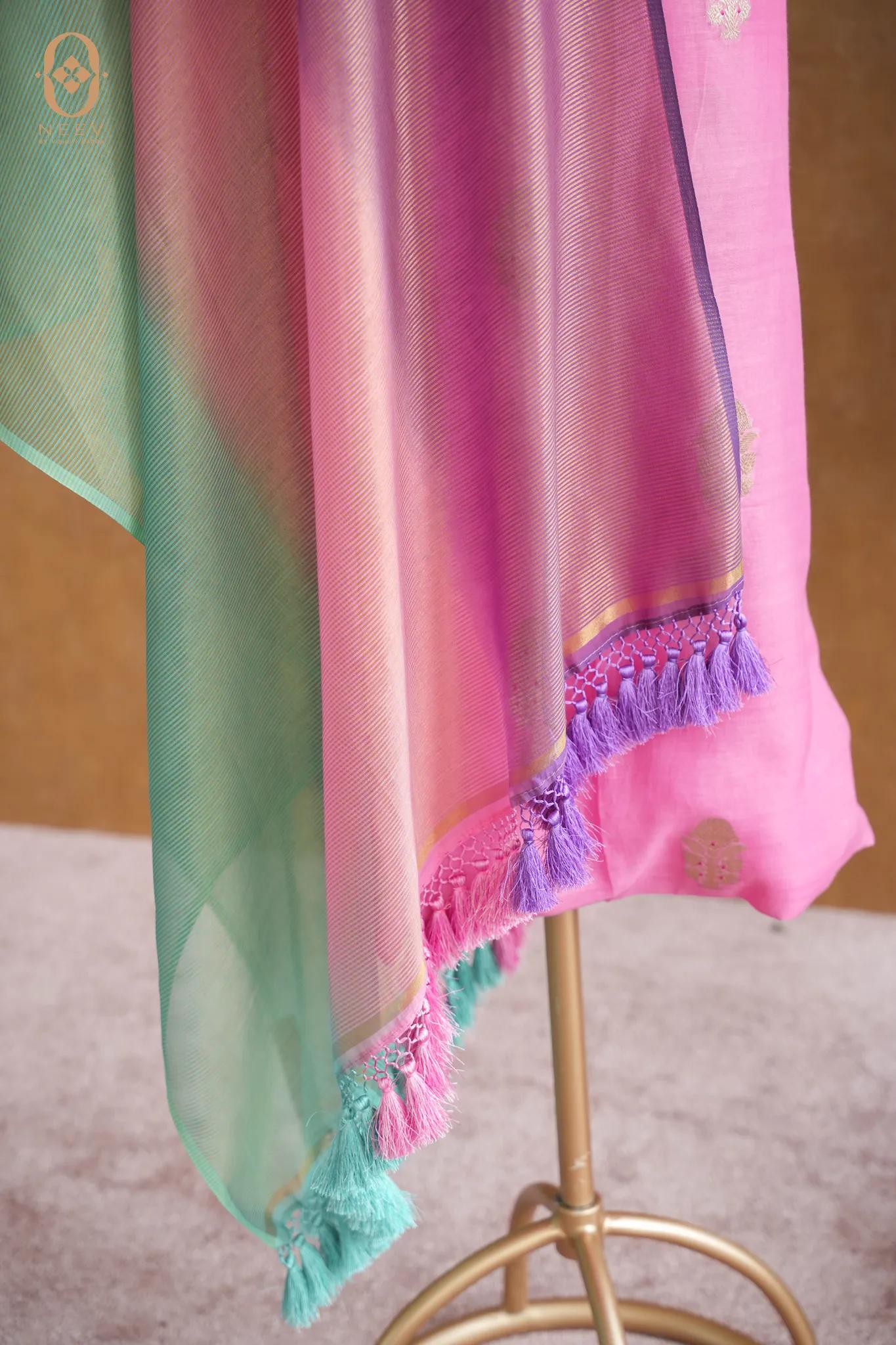 Mul Chanderi Boota Suit Set
