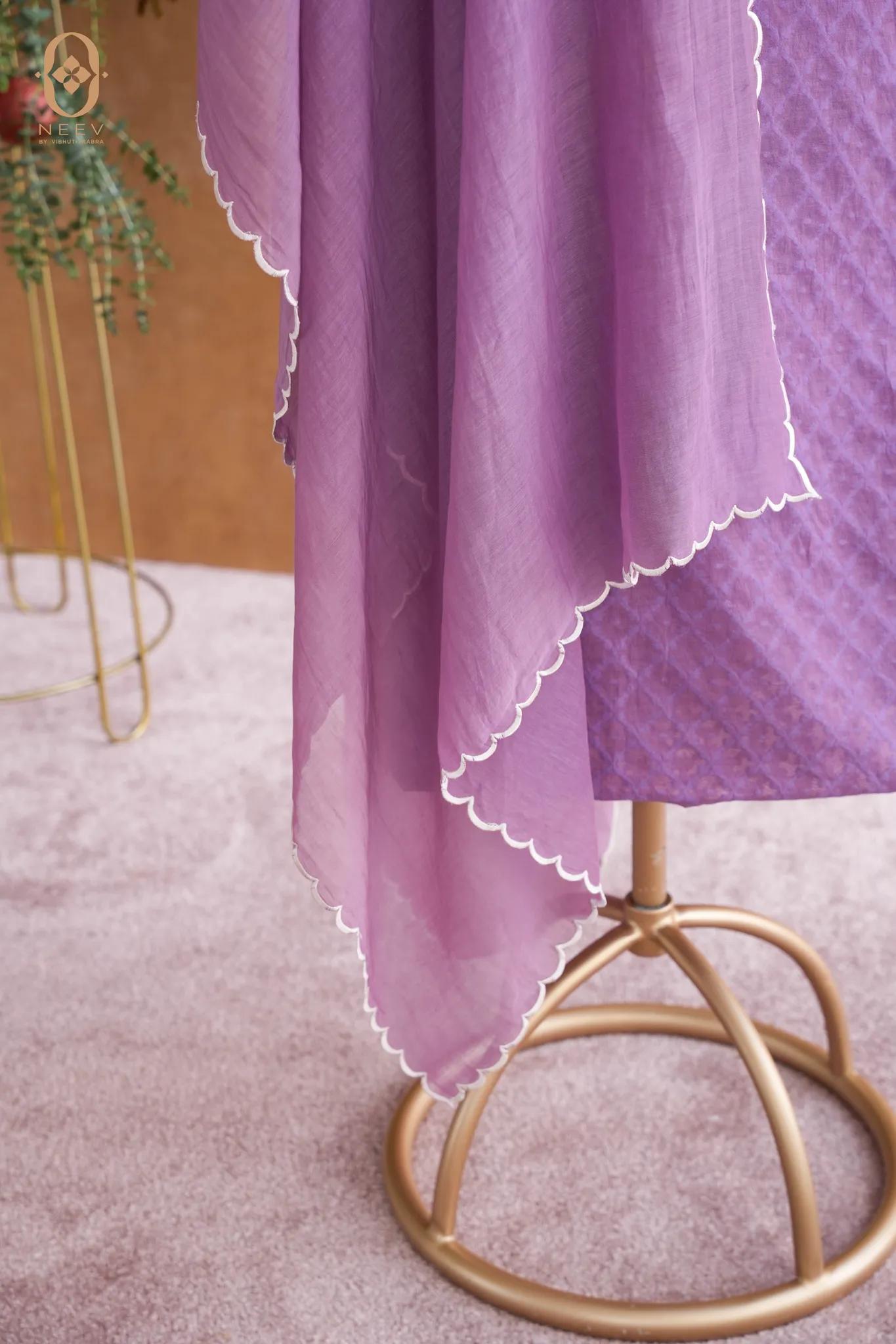 Chanderi Jacquard Suit Set