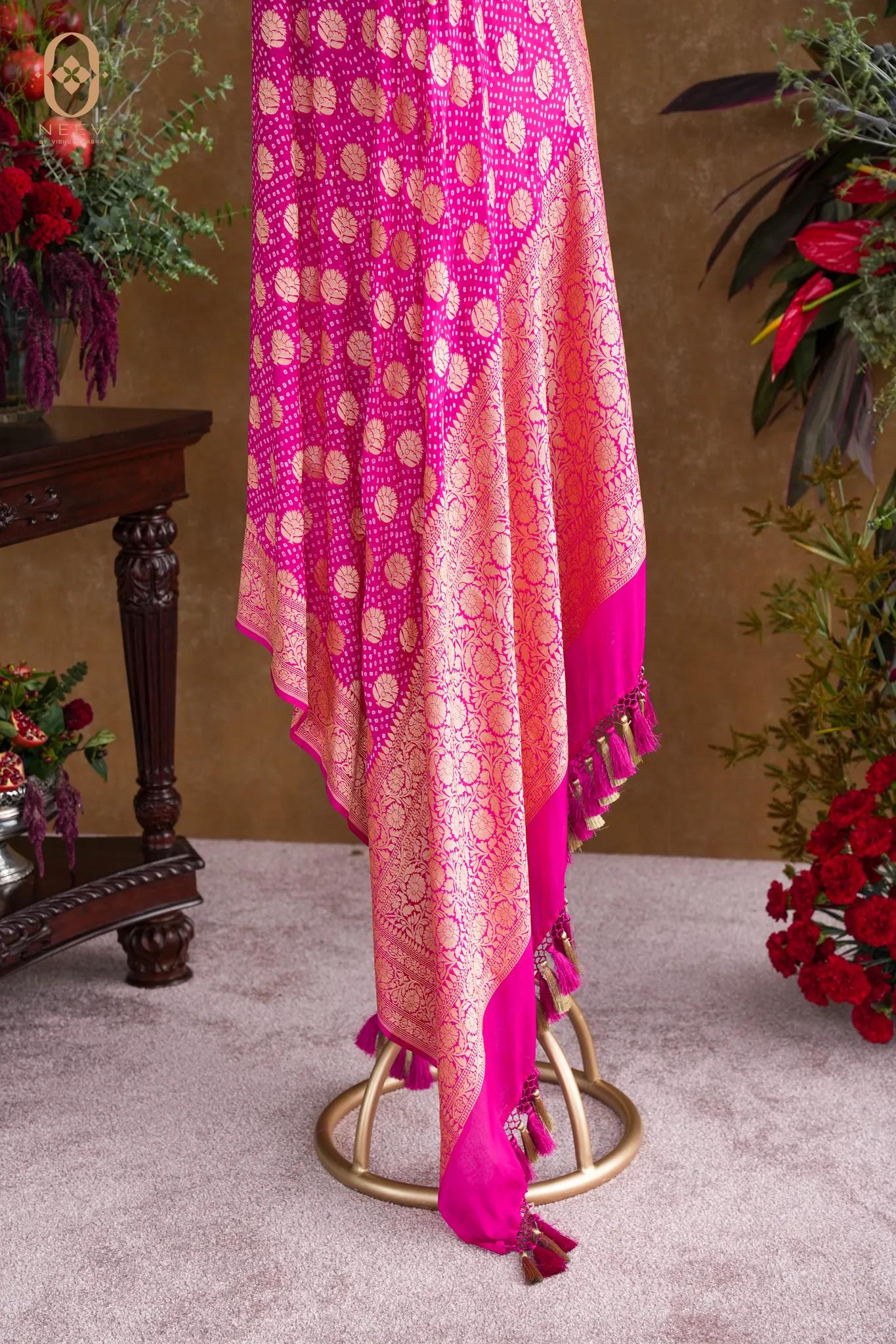 Georgette Bandhani Dupatta