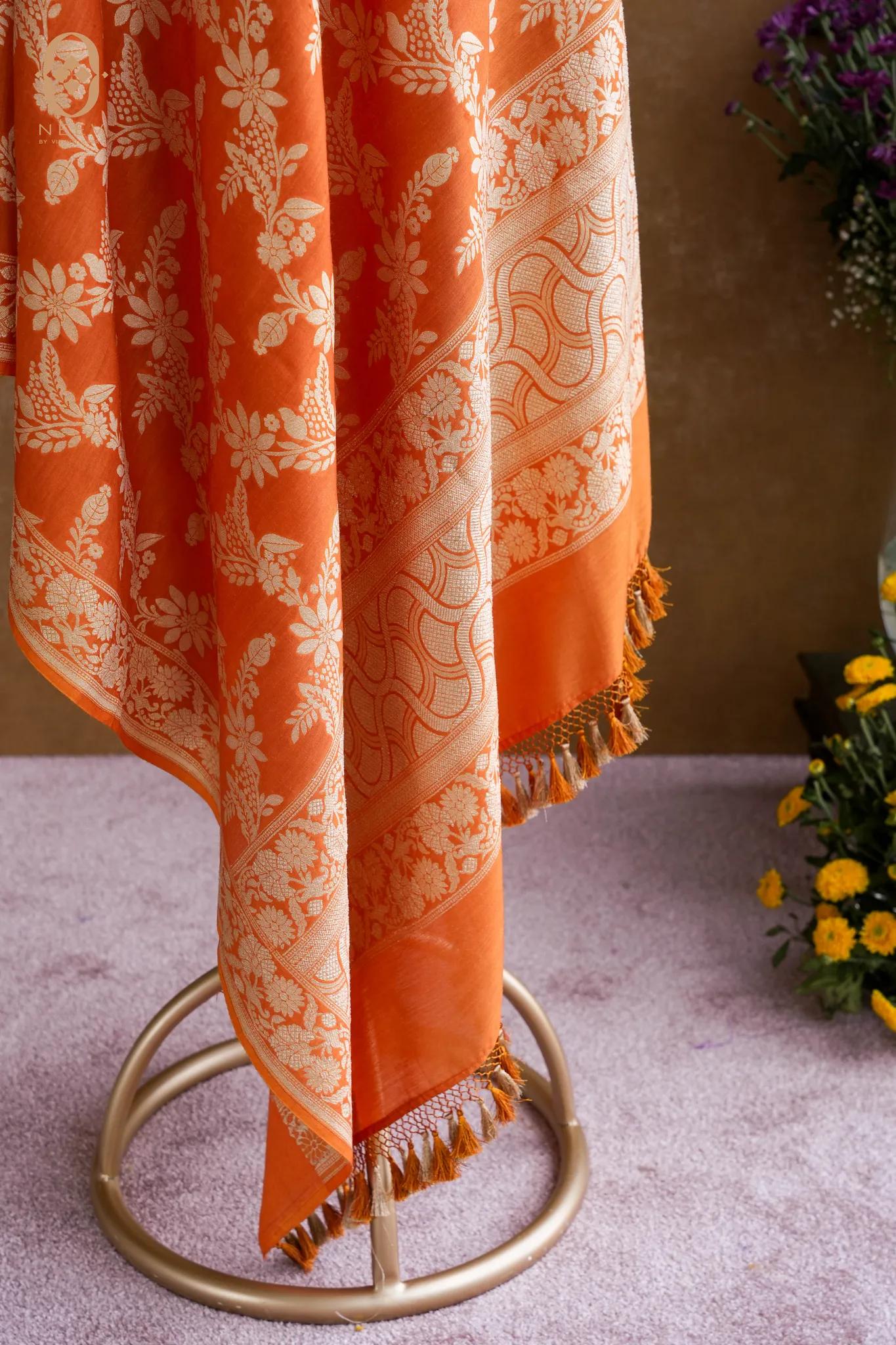 Munga Silk Jaal Dupatta