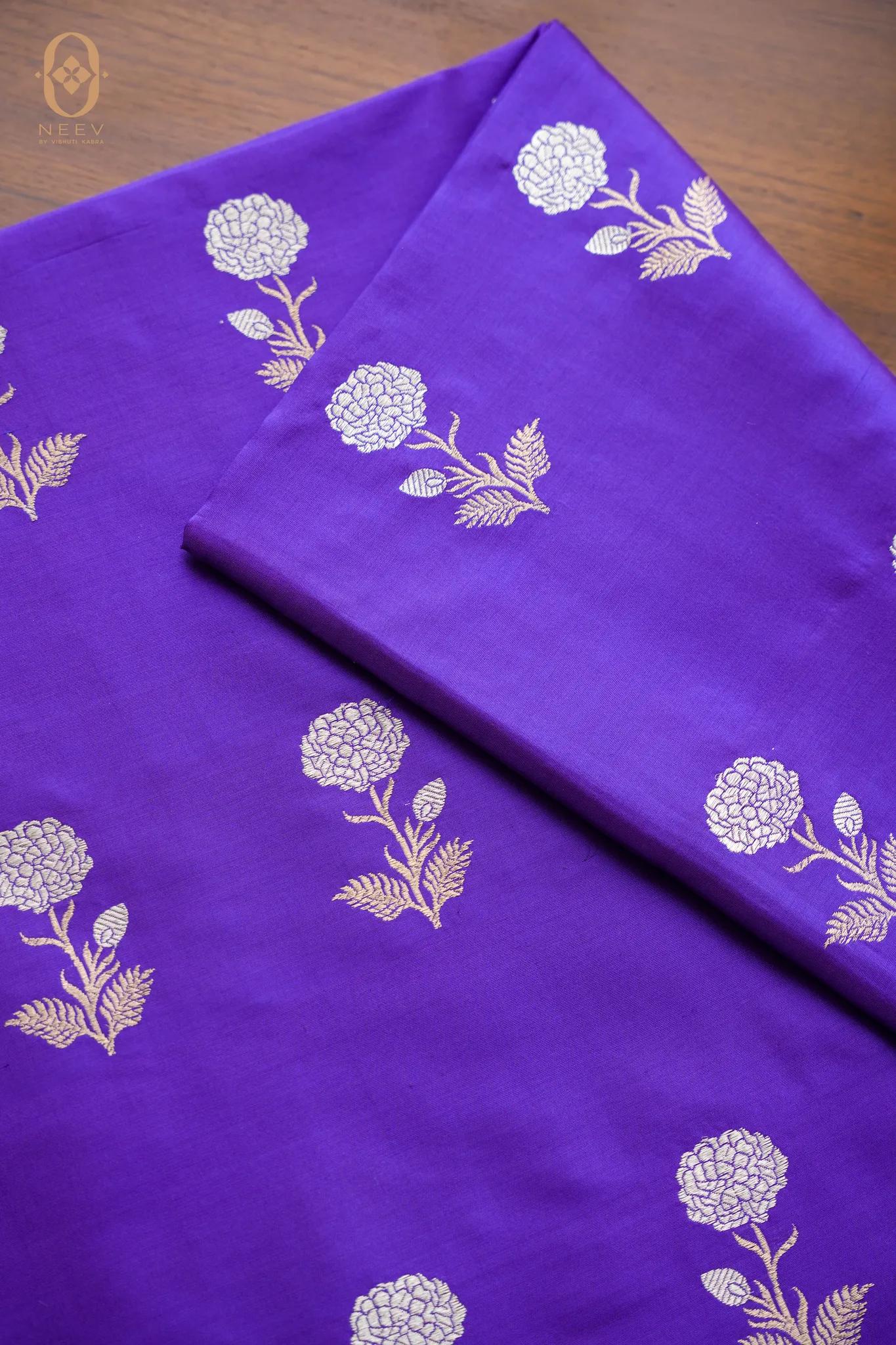 Florence Katan Silk Boota Fabric
