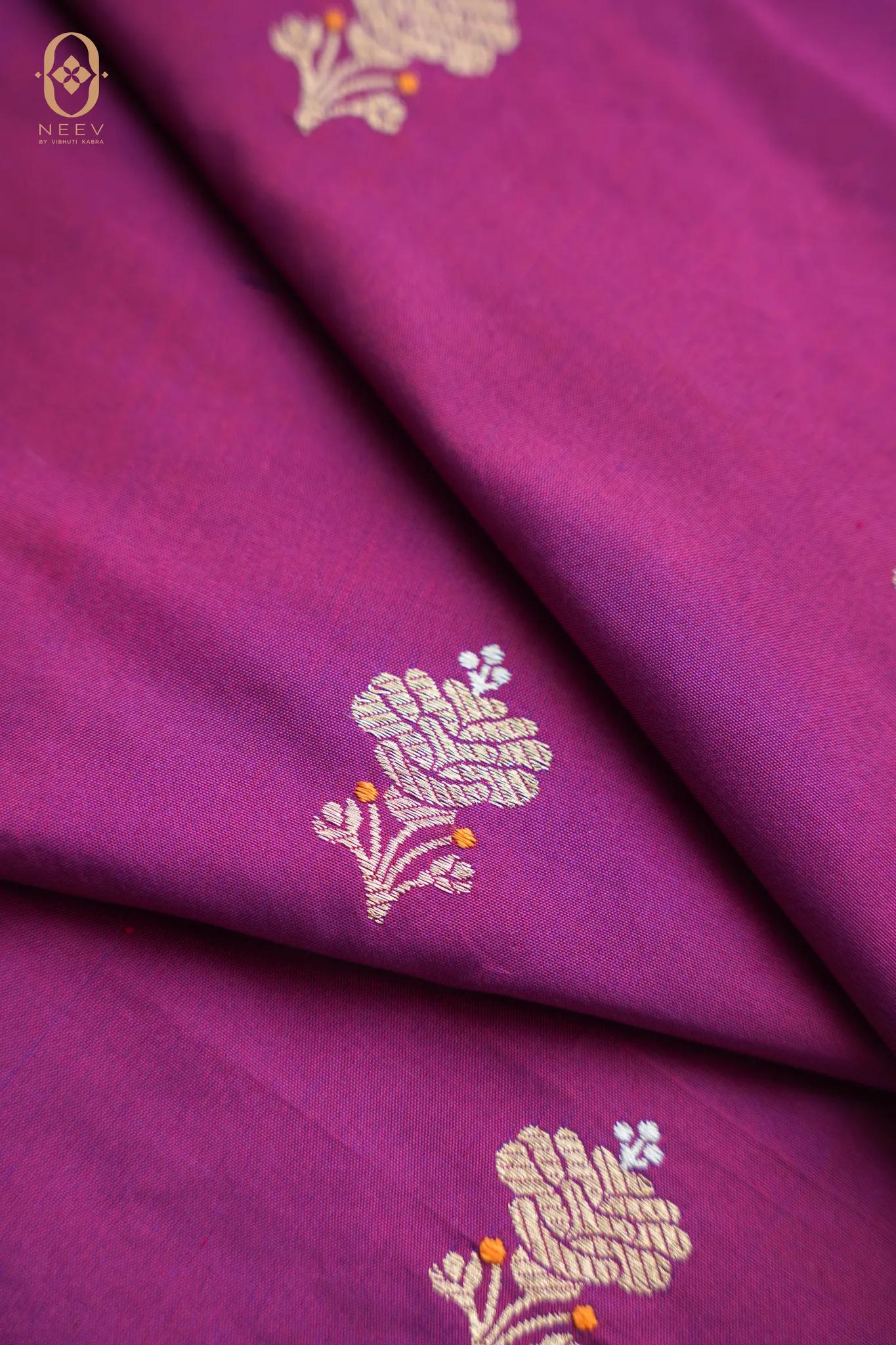 Katan Silk Boota Fabric