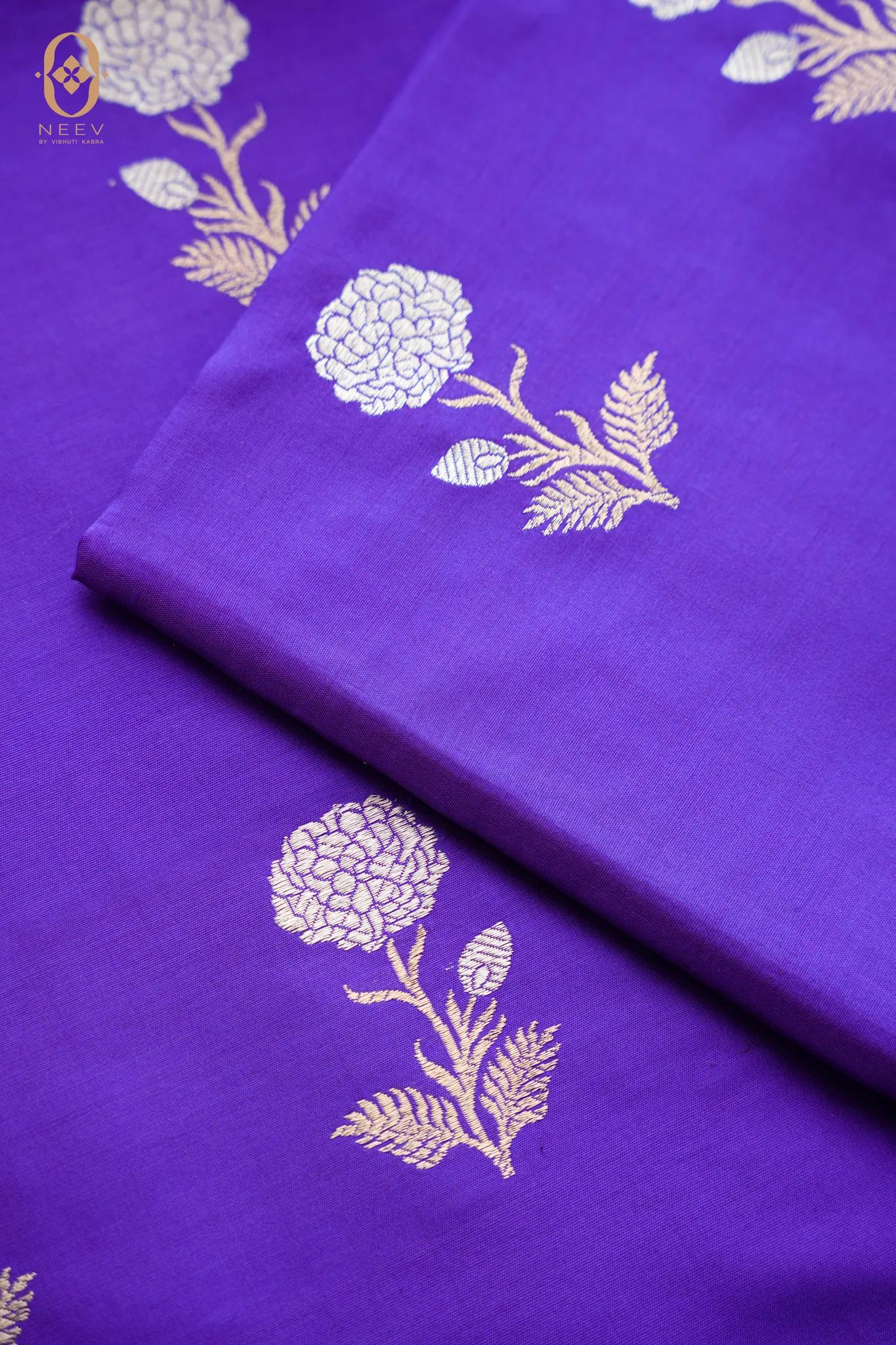 Florence Katan Silk Boota Fabric
